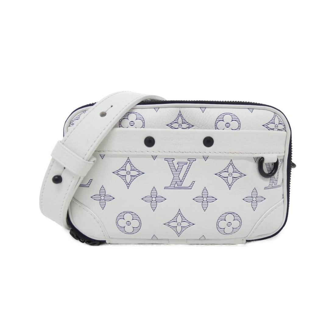 Louis Vuitton Monogram Shadow Alpha Wearable Wallet M83383 Handbag: --- Catalog ---Category: SizeWeight: 450g / 15.87oz.Size (HxWxD): 11cm x 18cm x 6cm / 4.33'' x 7.08'' x 2.36''Strap Length: 109cm - 133cm / 42.91'' - 52.36''Category: DesignType: HandbagColor: WhiteGe