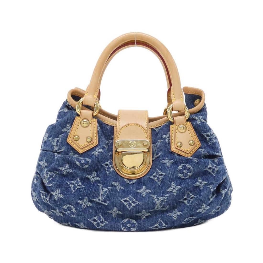 Louis Vuitton Monogram Denim Pleaty M95020 Handbag: --- Catalog ---Category: SizeWeight: 460g / 1.01lb.Size (HxWxD): 19cm x 27cm x 8cm / 7.48'' x 10.62'' x 3.14''Handle Length: 29cm / 11.41''Category: DesignType: HandbagColor: BlueGender: WomenMaterial