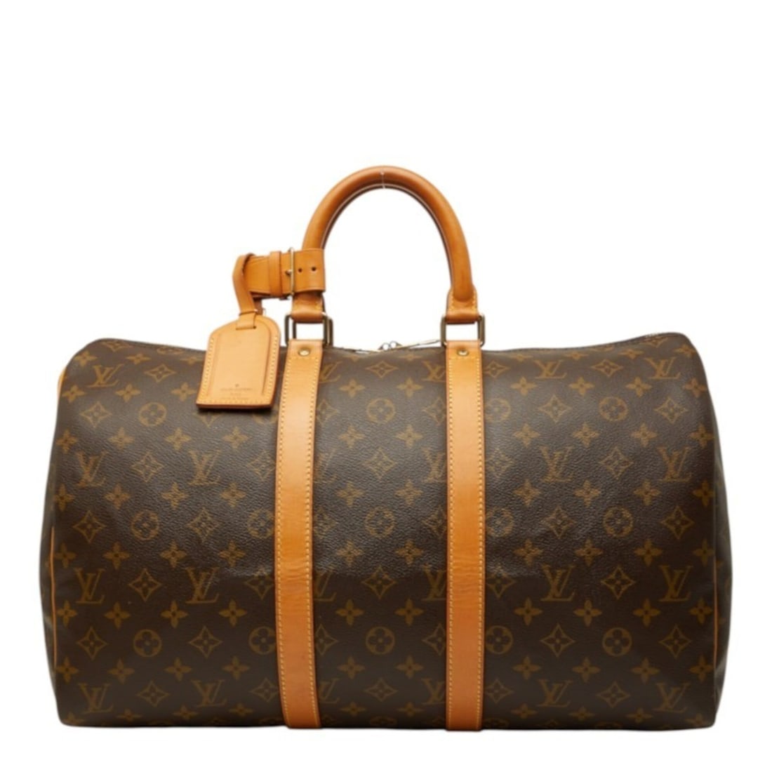 Louis Vuitton Monogram Keepall 45 Boston Bag Handbag M41428 Brown Leather Women's LOUIS VUITTON (1 of 13)