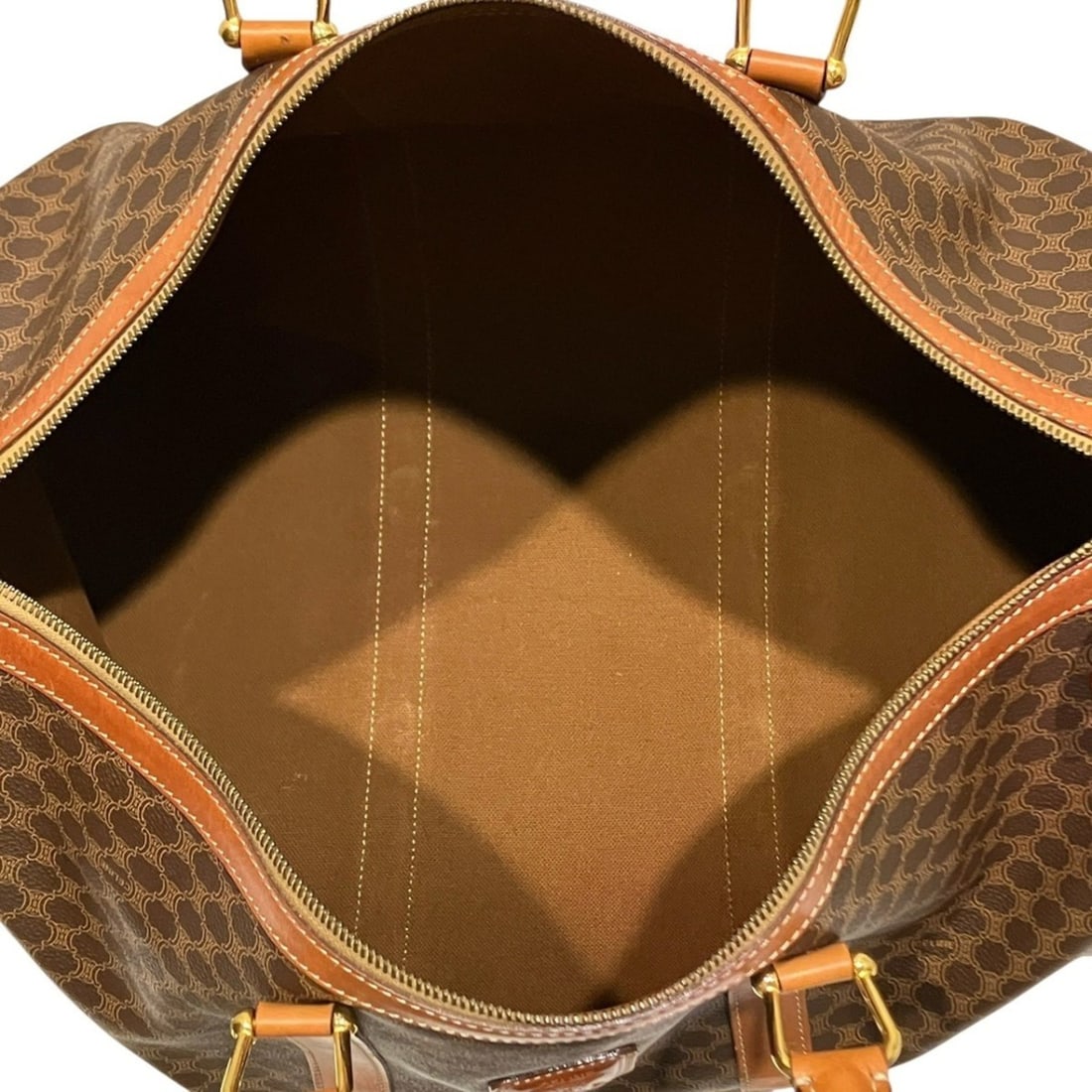Celine Boston bag, Macadam pattern, leather. - 6