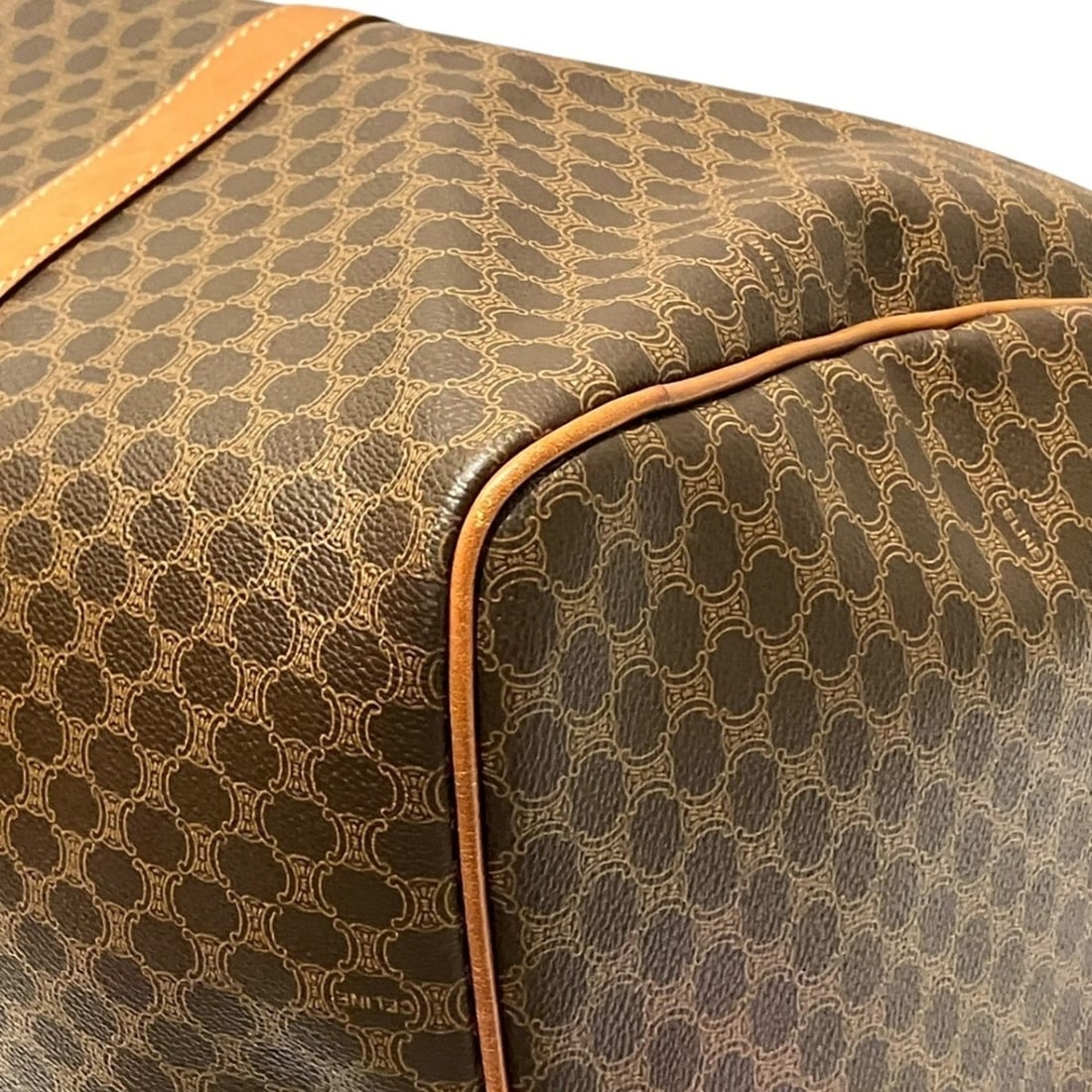 Celine Boston bag, Macadam pattern, leather. - 7