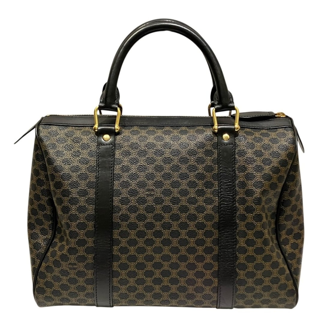Celine handbag, Macadam pattern, leather. - 2