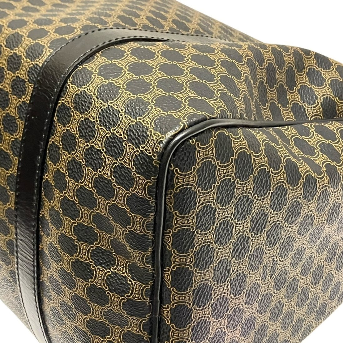 Celine handbag, Macadam pattern, leather. - 6