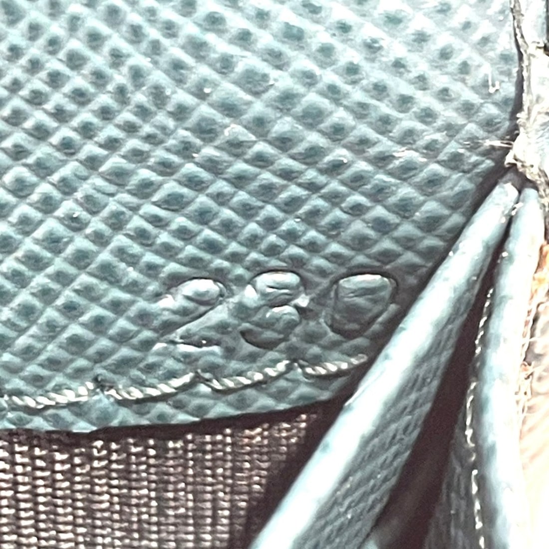 Prada leather long wallet - 8