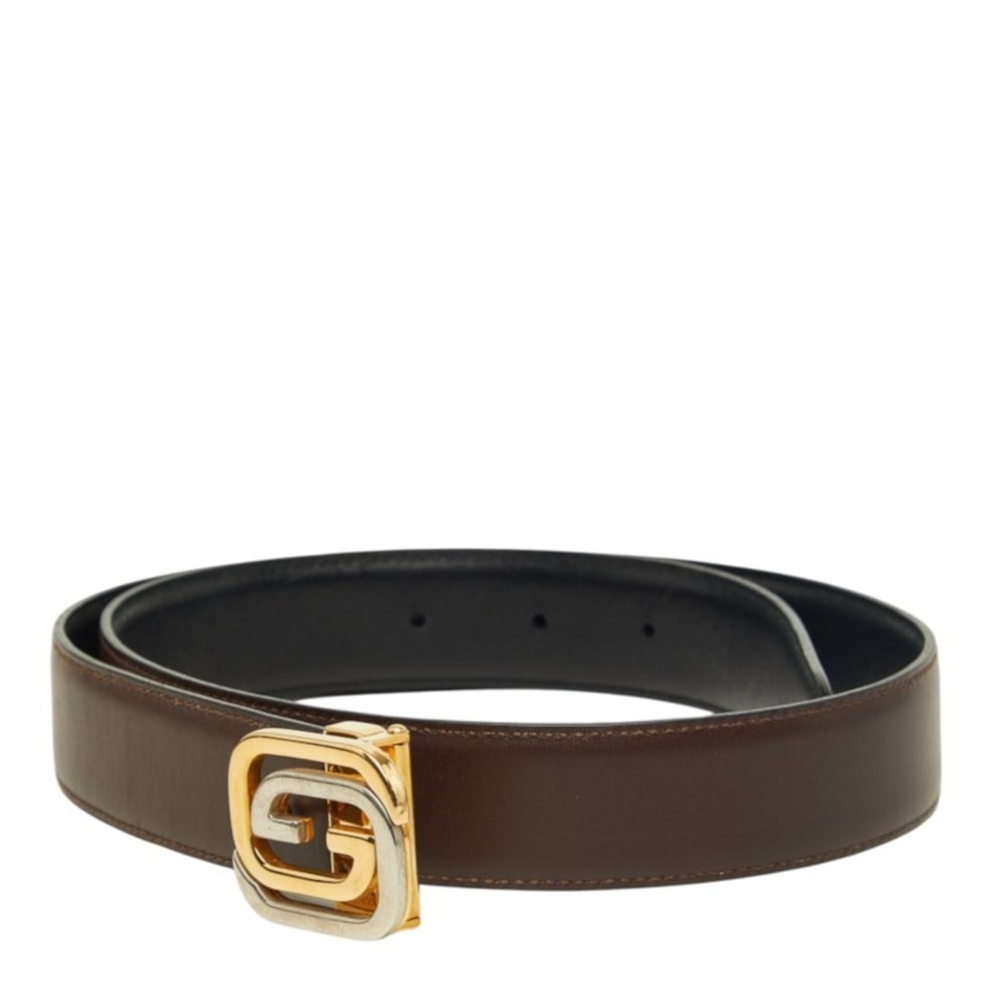 Gucci Interlocking G Reversible Belt, Size 80 (32), Brown Leather, Men's, GUCCI (1 of 15)