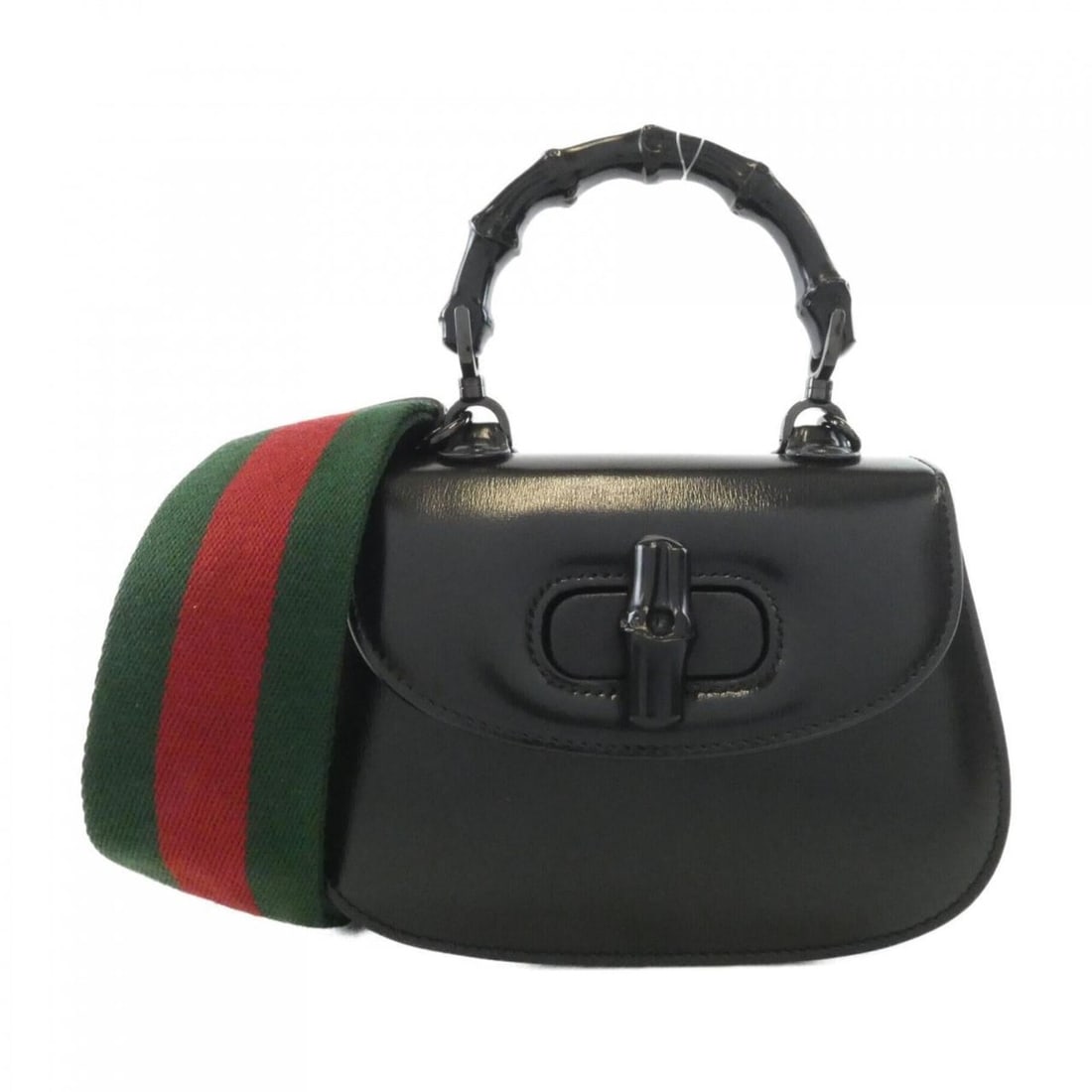 Gucci Bamboo 1947 686864 10ODP Handbag: --- Catalog ---Category: SizeSize (HxWxD): 11cm x 17cm x 7cm / 4.33'' x 6.69'' x 2.75''Category: DesignType: HandbagColor: BlackGender: WomenMaterial: Leather Category: GeneralBrand: Gucci--- Item