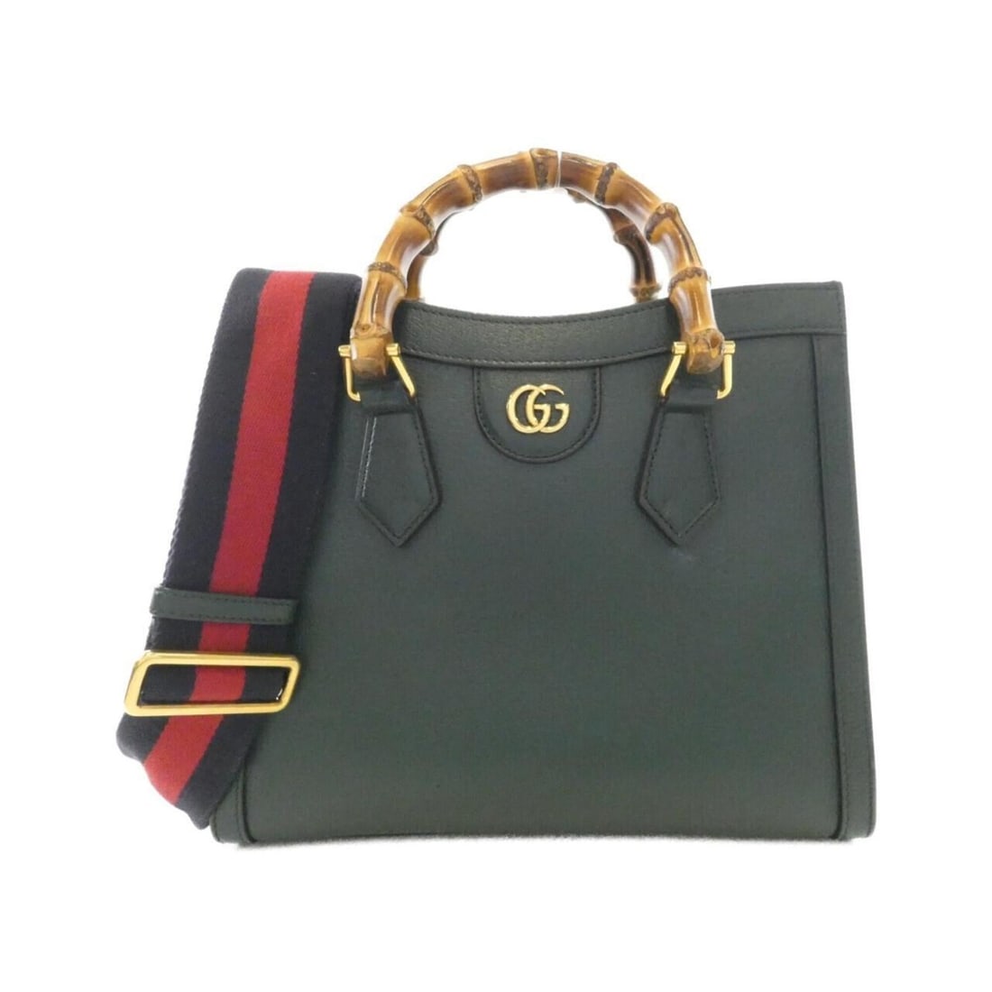 Gucci Diana 702721 U3ZDT Handbag: --- Catalog ---Category: SizeSize (HxWxD): 24cm x 27cm x 11cm / 9.44'' x 10.62'' x 4.33''Category: DesignType: HandbagColor: GreenGender: WomenMaterial: Leather Hardware Color: GoldCategory: