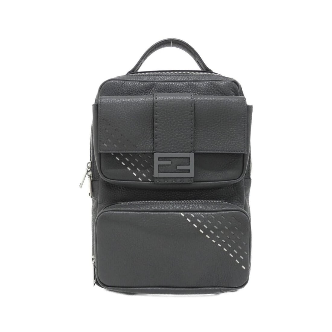 Fendi SELLERIA 7VZ047 A9ZF Backpack: --- Catalog ---Category: SizeWeight: 910g / 2lb.Size (HxWxD): 36cm x 23cm x 6cm / 14.17'' x 9.05'' x 2.36''Strap Length: 96cm / 37.79''Category: DesignType: BackpackGender: Women,MenMaterial: Leather