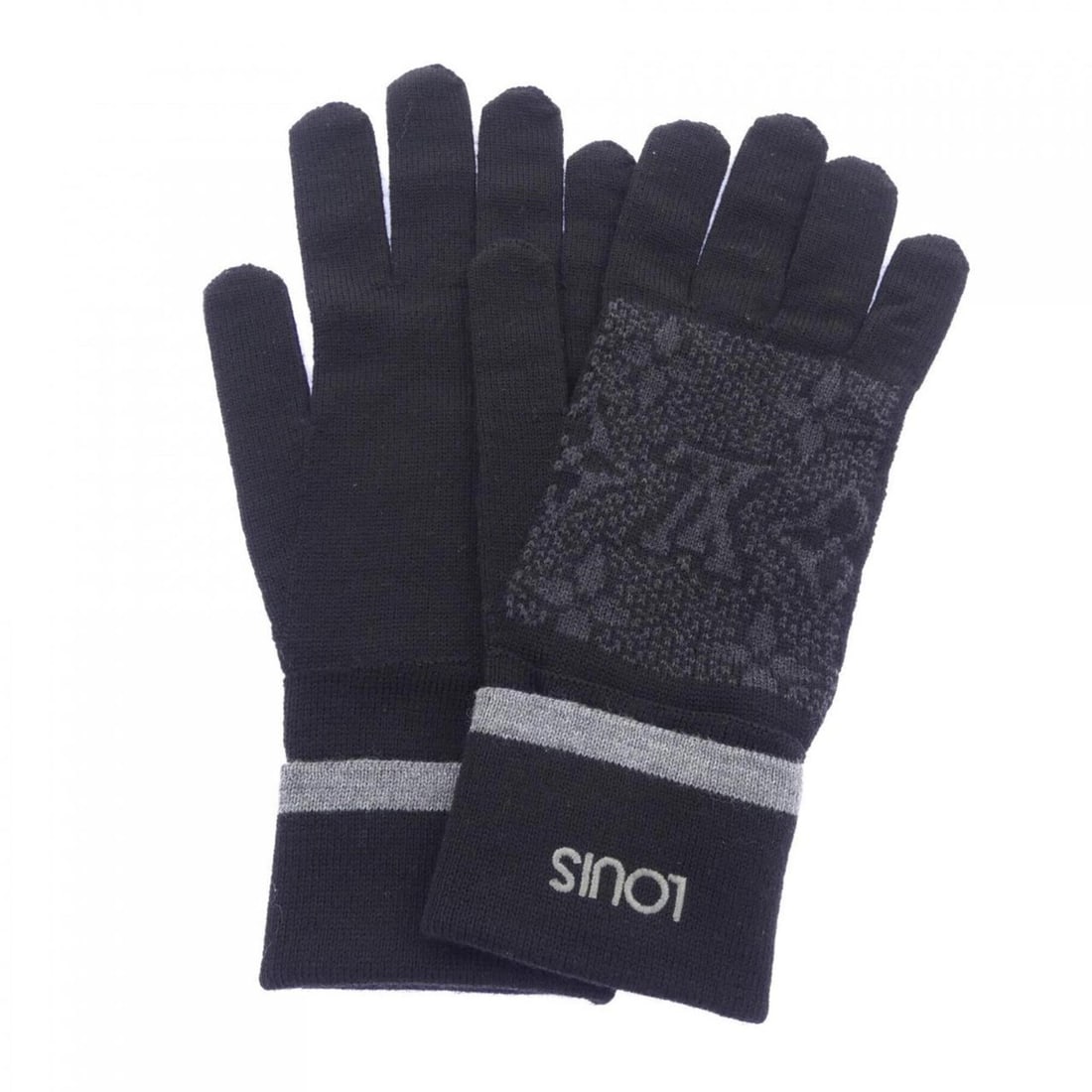 Louis Vuitton Gon Mai Monogram Eclipse M73470 Gloves: --- Catalog ---Category: SizeHand Width: 16cm / 6.29''Category: DesignType: Warm glovesColor: BlackGender: MenCategory: GeneralMPN: M73470Brand: Louis Vuitton--- Item List ---Section: