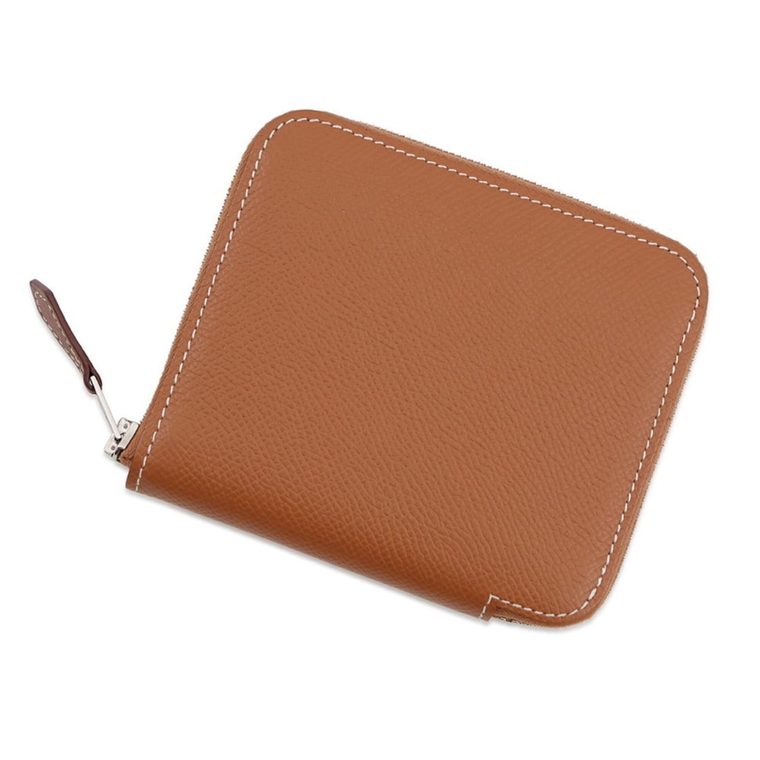 Hermes Azap Compact Silk In Gold Epsom Leather Wallet/Coin Purse (Z Stamp) (1 of 11)