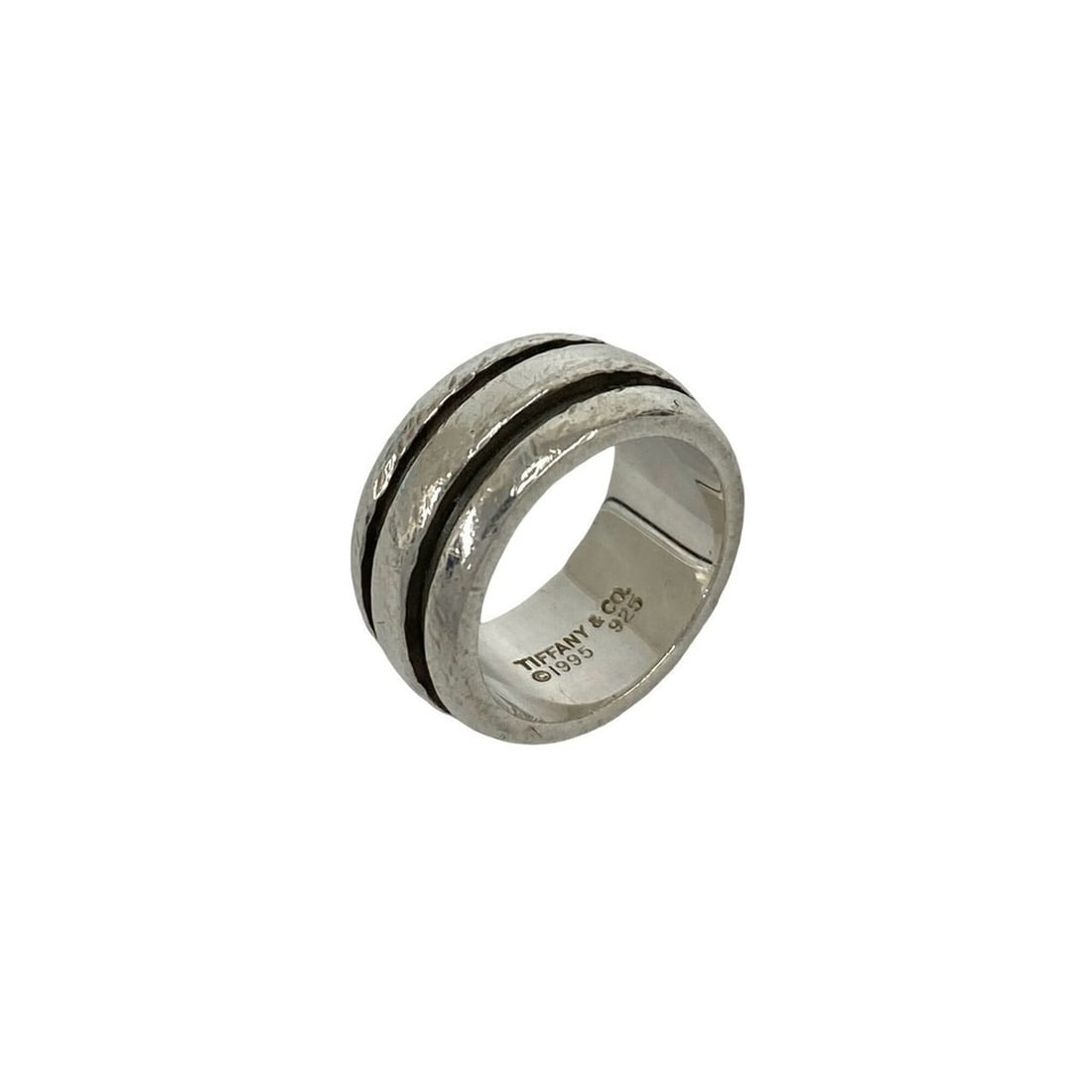 TIFFANY&Co. Tiffany Vintage Grooved Double Line Ring, Sterling Silver 925, Accessory, Silver, 14870: --- Catalog ---Category: SizeJP Size: 7US Size: 4Category: DesignType: Band ringColor: SilverGender: WomenMaterial: Silver 925Category: GeneralBrand: Tiffany--- Item List ---Section: ConditionRanking: