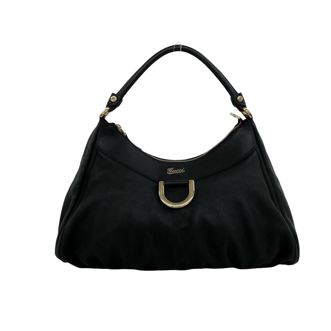 GUCCI (Gucci) Logo Engraved Hardware Leather One Semi Shoulder Bag Tote Handbag Black 29890: --- Catalog ---Category: SizeSize (HxWxD): 20.5cm x 37.5cm x 17cm / 8.07'' x 14.76'' x 6.69''Category: DesignType: Handbag, Shoulder bag, Tote bagColor: BlackGender: WomenMaterial: Leather Category: G
