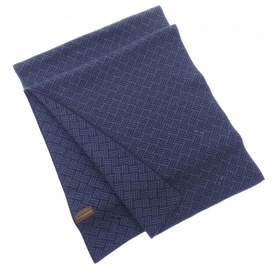 Hermes scarf: --- Catalog ---Category: SizeSize (LxW): 1.93m x 32cm / 75.98'' x 12.59''Category: DesignType: StoleColor: Blue, NavyGender: MenMaterial: Silk , Cashmere Category: GeneralBrand: Hermes--- Item List --