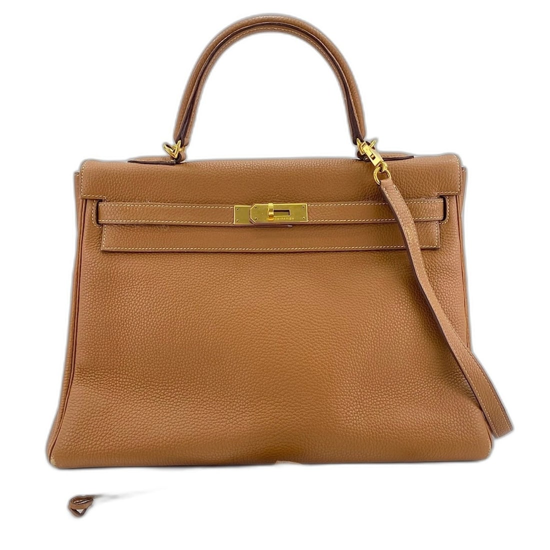 HERMES Kelly 35 handbag, beige: --- Catalog ---Category: SizeSize (HxWxD): 25cm x 35cm x 13cm / 9.84'' x 13.77'' x 5.11''Category: DesignType: HandbagColor: BeigeGender: WomenCategory: GeneralBrand: Hermes--- Item List ---Section:
