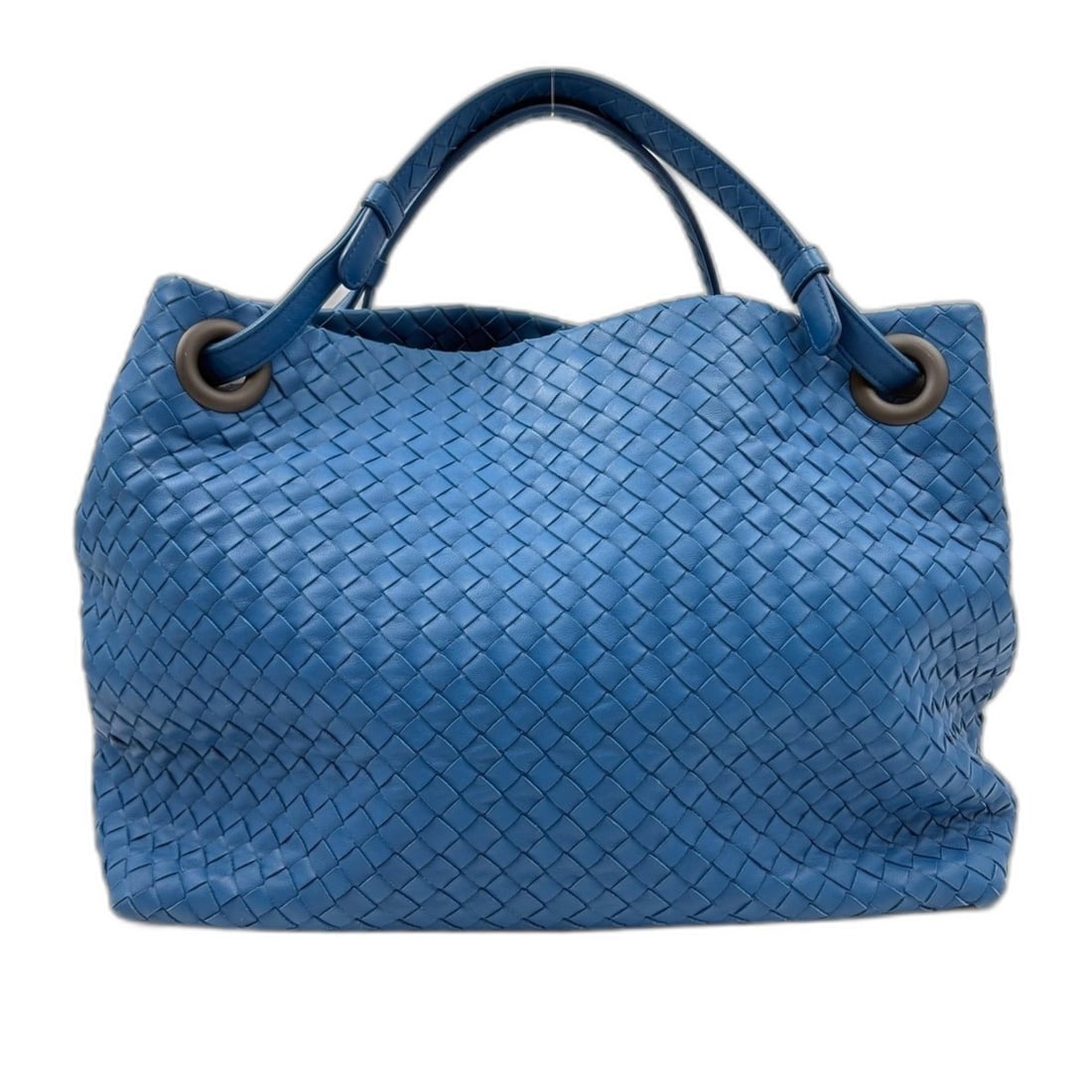 BOTTEGA VENETA Intrecciato Large Tote Bag, Blue: --- Catalog ---Category: SizeSize (HxWxD): 27cm x 38cm x 14cm / 10.62'' x 14.96'' x 5.51''Category: DesignType: Tote bagColor: BlueGender: WomenMaterial: Intrecciato Category: GeneralBrand: Bottega Ve