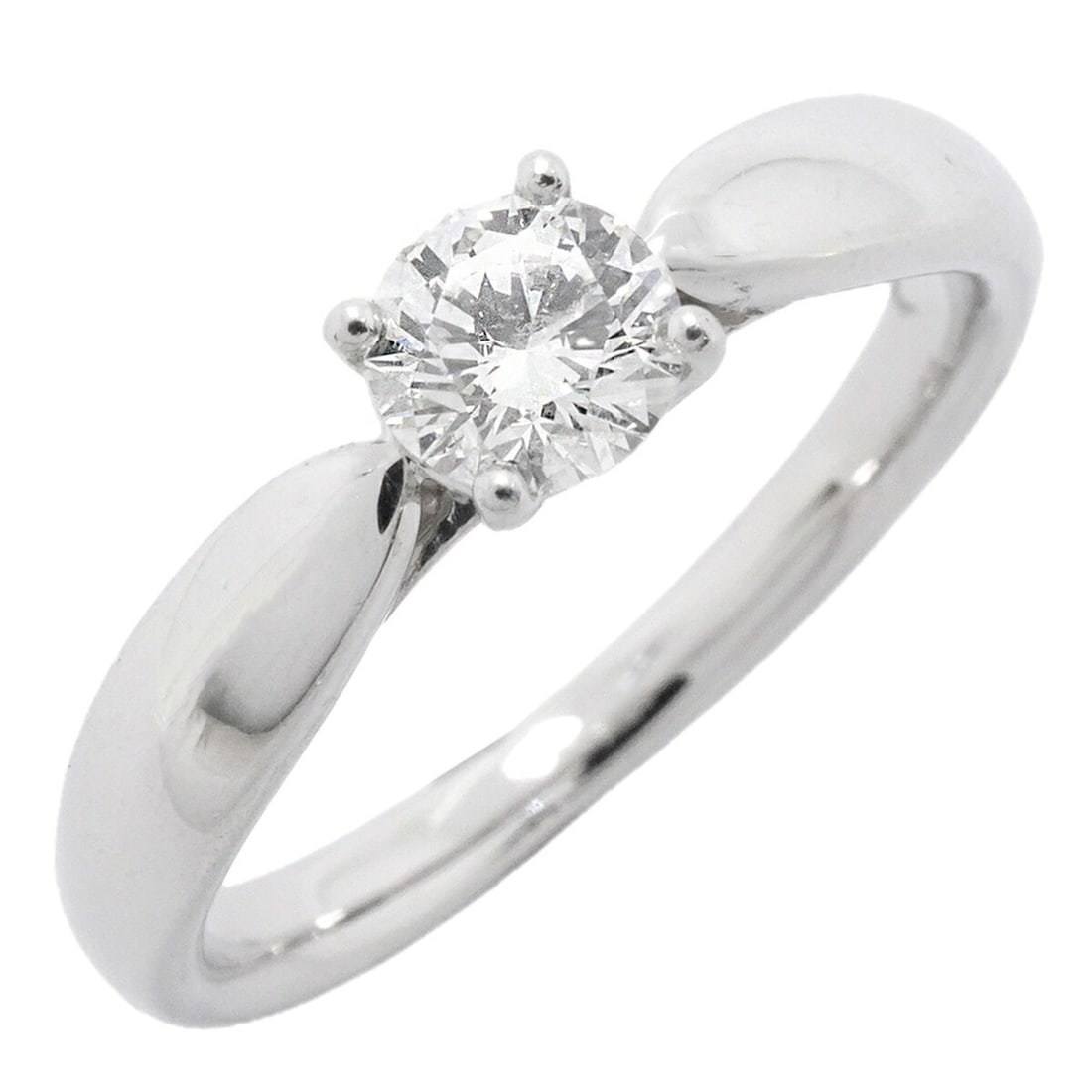 Tiffany & Co. Harmony Ring, 1PD (One Diamond), Pt950 Platinum, 0.29ct Diamond, Size 7.5, Women's, (1 of 11)