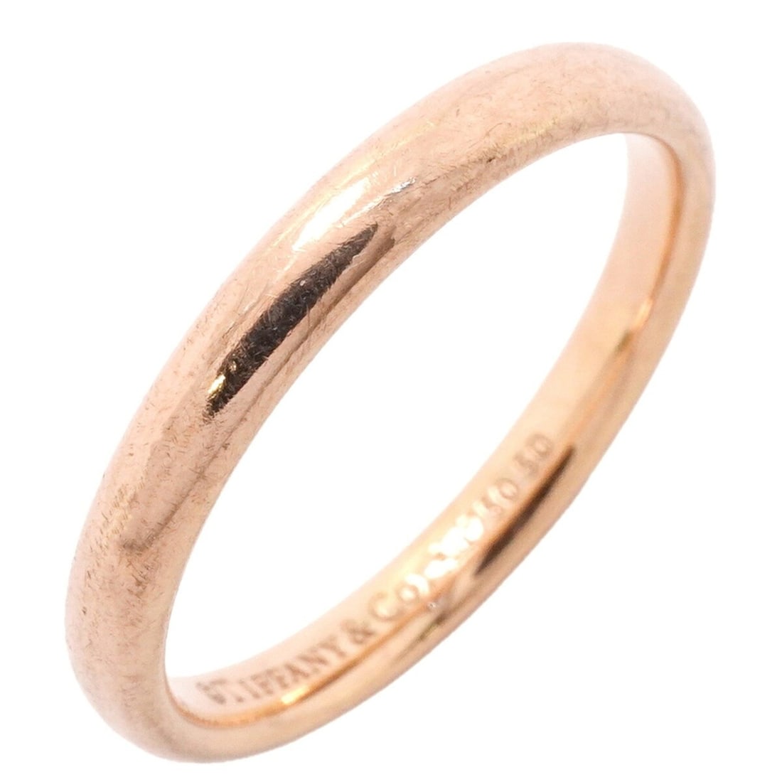 Tiffany & Co. Wedding Ring, 18K Pink Gold, Size 8.5, Women's: --- Catalog ---Category: SizeJP Size: 8.5US Size: 4.5Category: DesignType: Band ringGender: WomenMaterial: Pink gold (18K)Category: GeneralBrand: Tiffany--- Item List ---Section: ConditionRanking: Ran