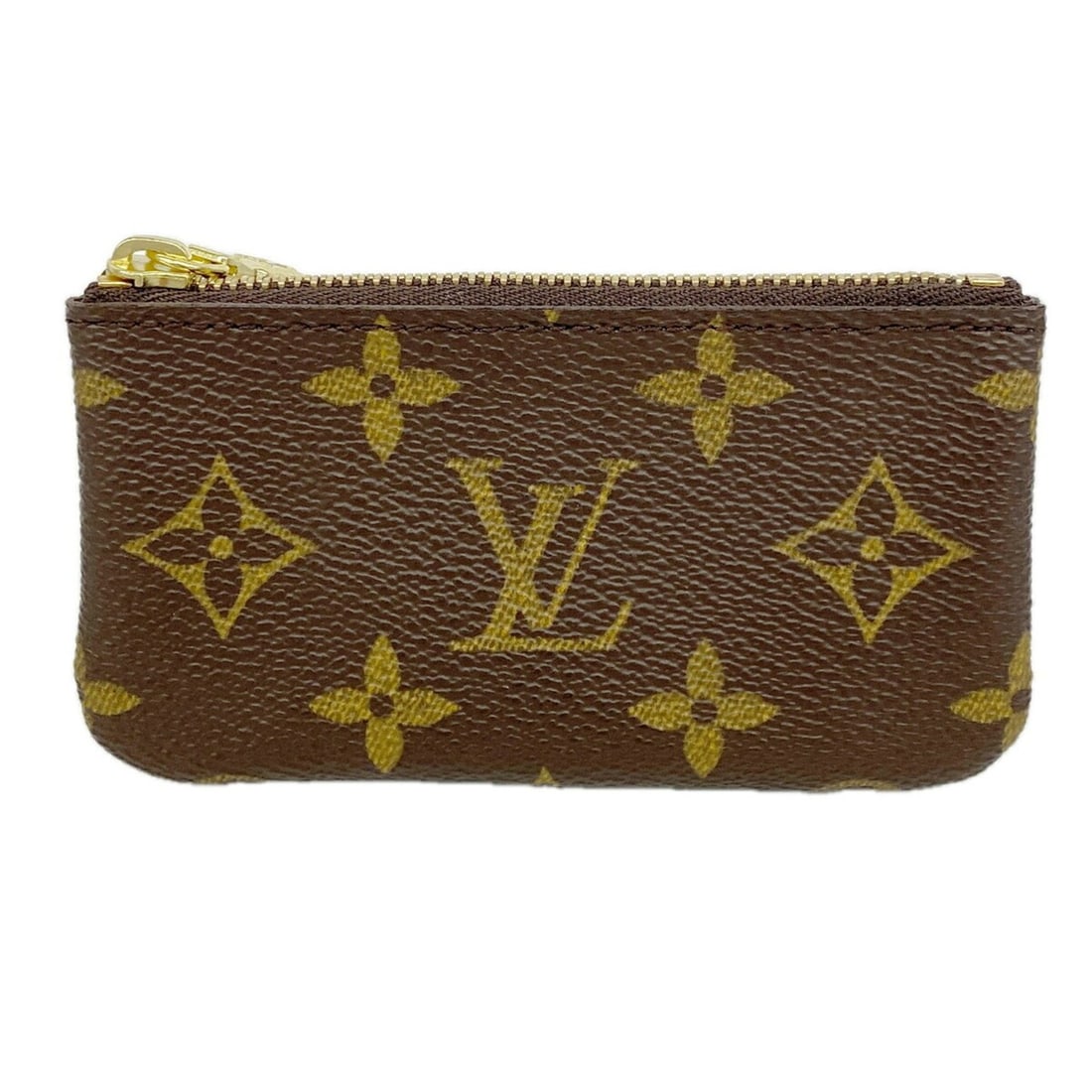 Louis Vuitton Monogram Pochette Clé M62650 Brown Wallet/Coin Case for Men and Women: --- Catalog ---Category: SizeSize (HxWxD): 6.5cm x 11.5cm x 1cm / 2.55'' x 4.52'' x 0.39''Category: DesignType: Coin purse/coin caseColor: BrownGender: Men,WomenCategory: GeneralMPN: M62650Brand: Loui