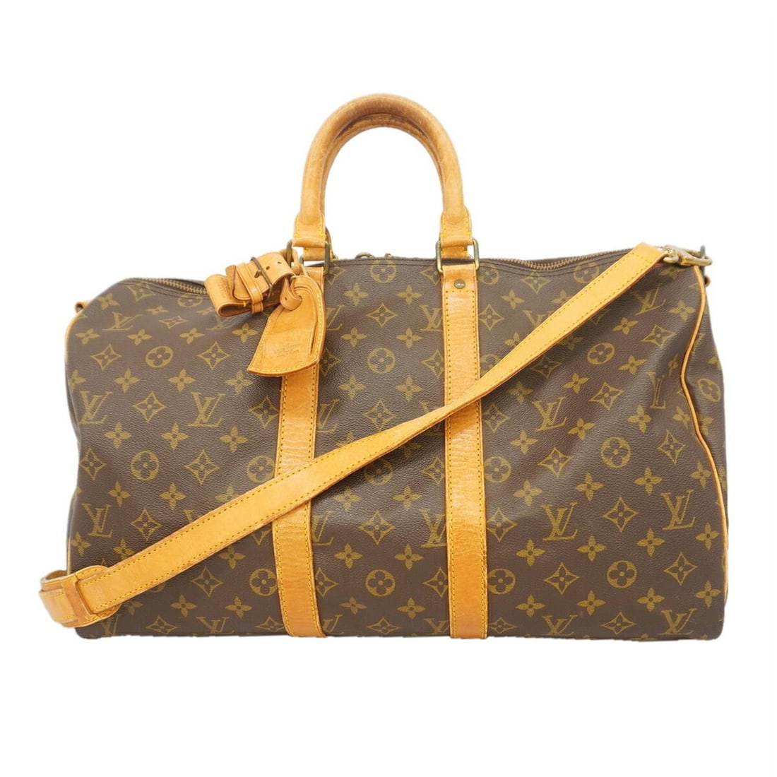 Louis Vuitton Bags - Boston Monogram Keepall Bandoulière 45 M41418 Brown Men's & Women's: --- Catalog ---Category: SizeSize (HxWxD): 26.5cm x 46cm x 20.5cm / 10.43'' x 18.11'' x 8.07''Category: DesignType: Boston bagColor: BrownGender: Men,WomenCategory: GeneralMPN: M41418Brand: Louis Vuit