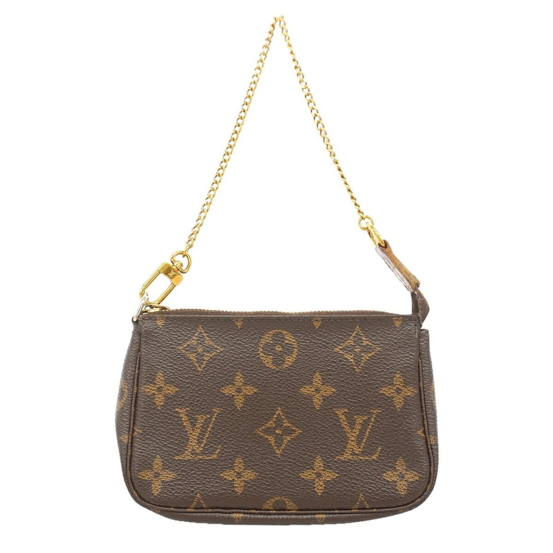 Louis Vuitton Monogram Mini Pochette Accessoires M58009 Brown Women's Bag/Pouch: --- Catalog ---Category: SizeSize (HxWxD): 9.5cm x 14.5cm x 3cm / 3.74'' x 5.7'' x 1.18''Category: DesignType: PouchColor: BrownGender: WomenCategory: GeneralMPN: M58009Brand: Louis Vuitton--- Item Li