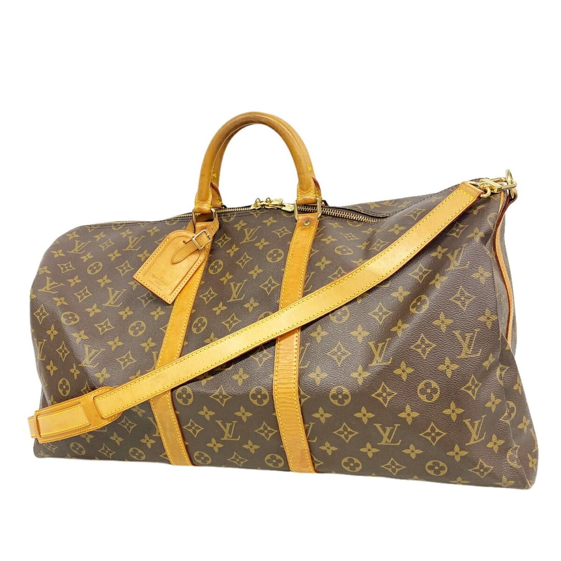 Louis Vuitton Bags - Boston Monogram Keepall Bandoulière 55 M41414 Brown Men's & Women's: --- Catalog ---Category: SizeSize (HxWxD): 31cm x 55cm x 26cm / 12.2'' x 21.65'' x 10.23''Category: DesignType: Boston bagColor: BrownGender: Men,WomenCategory: GeneralMPN: M41414Brand: Louis Vuitton-