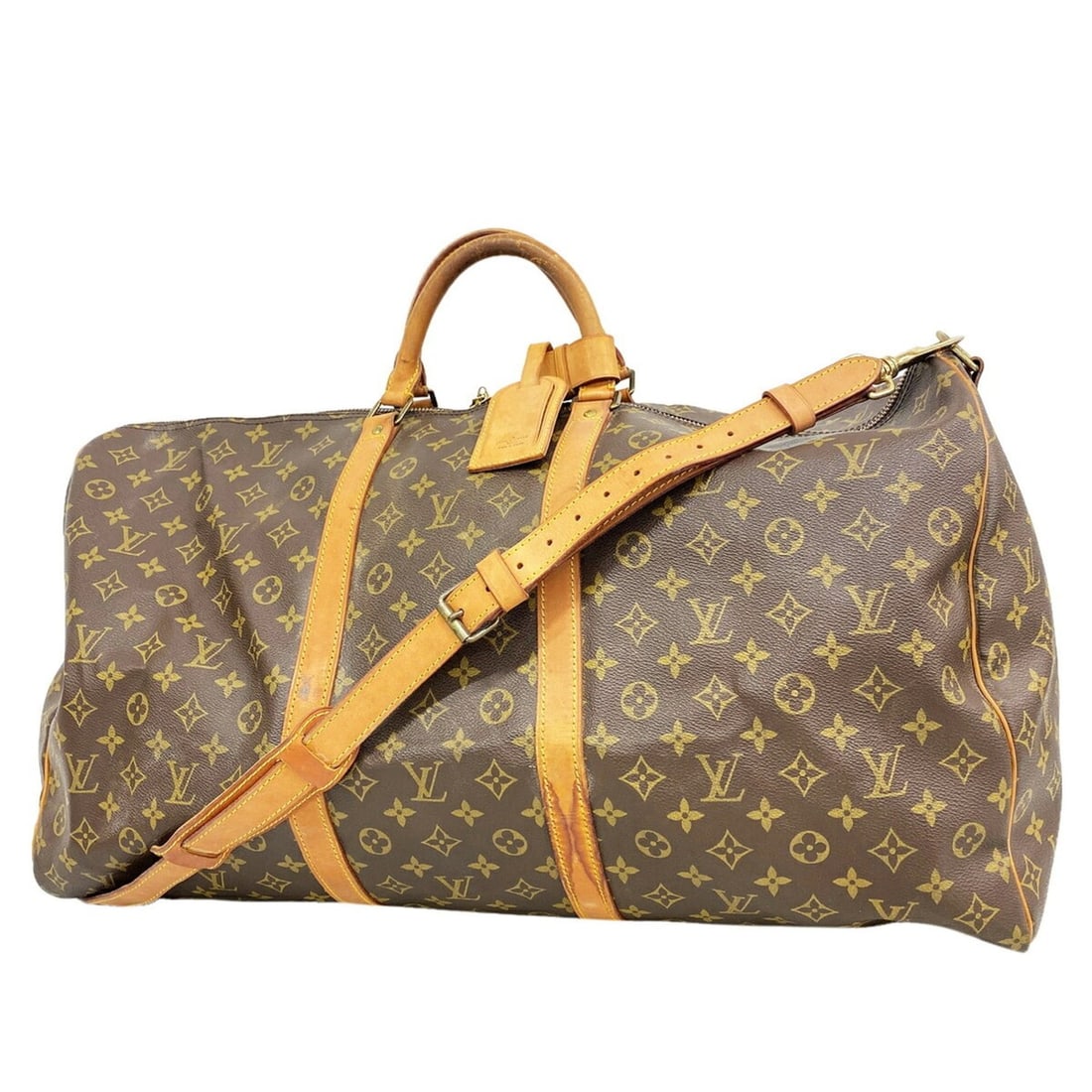 Louis Vuitton Bags - Boston Monogram Keepall Bandoulière 60 M41412 Brown Men's & Women's: --- Catalog ---Category: SizeSize (HxWxD): 34cm x 60cm x 27cm / 13.38'' x 23.62'' x 10.62''Category: DesignType: Boston bagColor: BrownGender: Men,WomenCategory: GeneralMPN: M41412Brand: Louis Vuitton