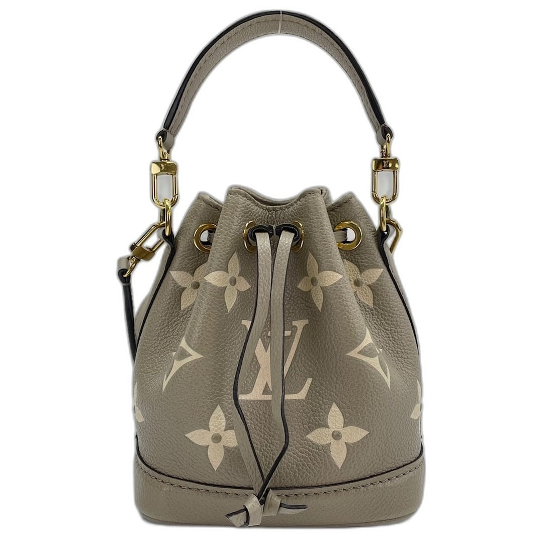 LOUIS VUITTON Nano Noe Shoulder Bag, Beige: --- Catalog ---Category: SizeSize (HxWxD): 16cm x 13cm x 10cm / 6.29'' x 5.11'' x 3.93''Category: DesignType: Shoulder bagColor: BeigeGender: WomenCategory: GeneralBrand: Louis Vuitton--- Item List --