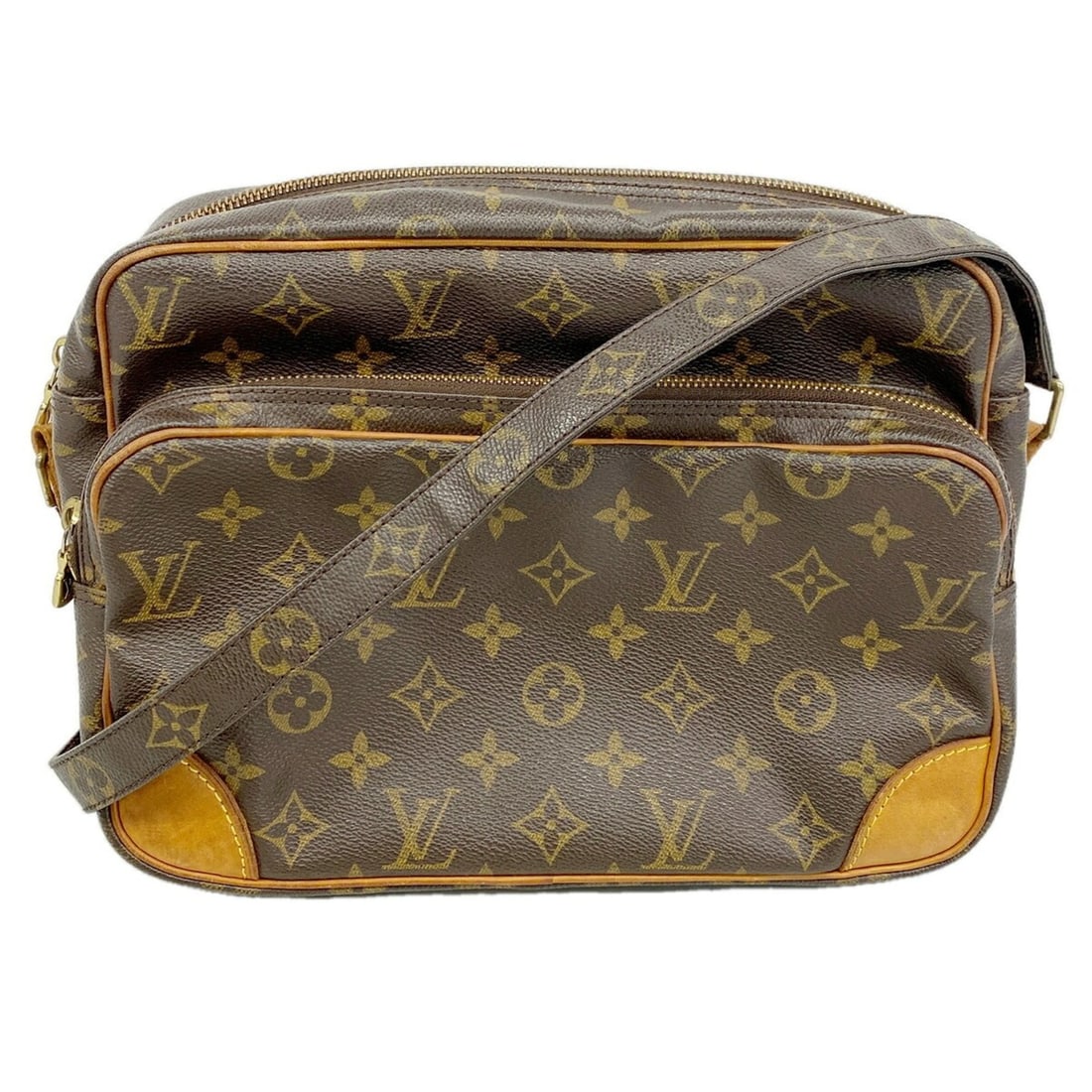 Louis Vuitton Monogram Nile Shoulder Bag M45244 Brown Women's: --- Catalog ---Category: SizeSize (HxWxD): 20cm x 28cm x 12cm / 7.87'' x 11.02'' x 4.72''Category: DesignType: Shoulder bagColor: BrownGender: WomenCategory: GeneralMPN: M45244Brand: Louis Vuitton--- 