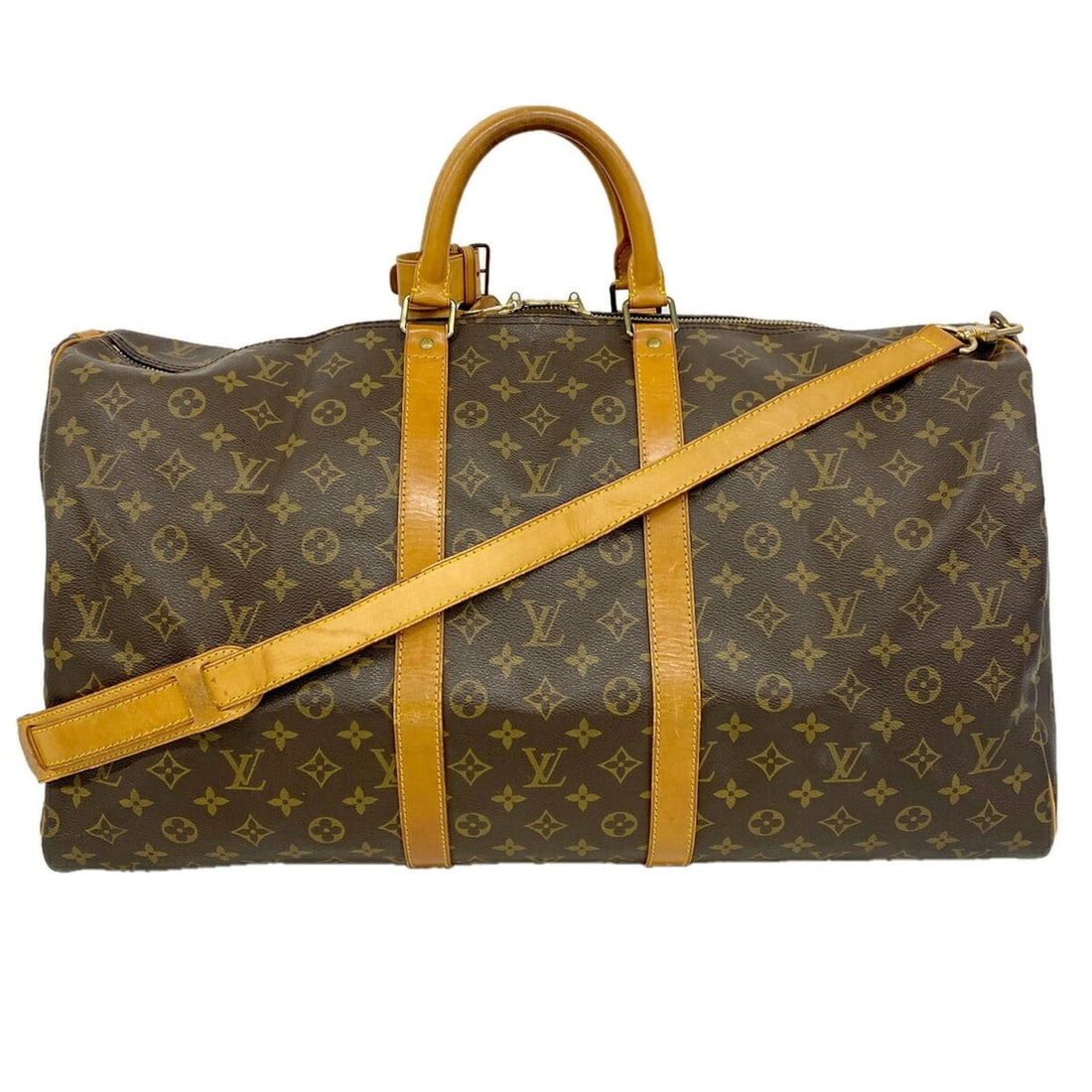 Louis Vuitton Bags - Boston Monogram Keepall Bandoulière 55 M41414 Brown Men's & Women's: --- Catalog ---Category: SizeSize (HxWxD): 30cm x 55.5cm x 25cm / 11.81'' x 21.85'' x 9.84''Category: DesignType: Boston bagColor: BrownGender: Men,WomenCategory: GeneralMPN: M41414Brand: Louis Vuitto