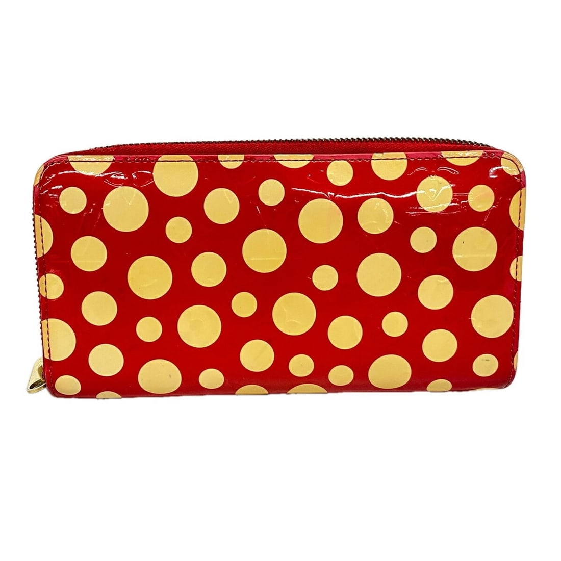 Louis Vuitton Vernis Dot Infinity Zippy Wallet M91572 Rouge (Yayoi Kusama Collaboration) - Women's: --- Catalog ---Category: SizeSize (HxWxD): 10.5cm x 19.5cm x 2.5cm / 4.13'' x 7.67'' x 0.98''Category: DesignType: Long wallet (bi-fold)Color: RougeGender: WomenCategory: GeneralMPN: M91572Brand: Loui