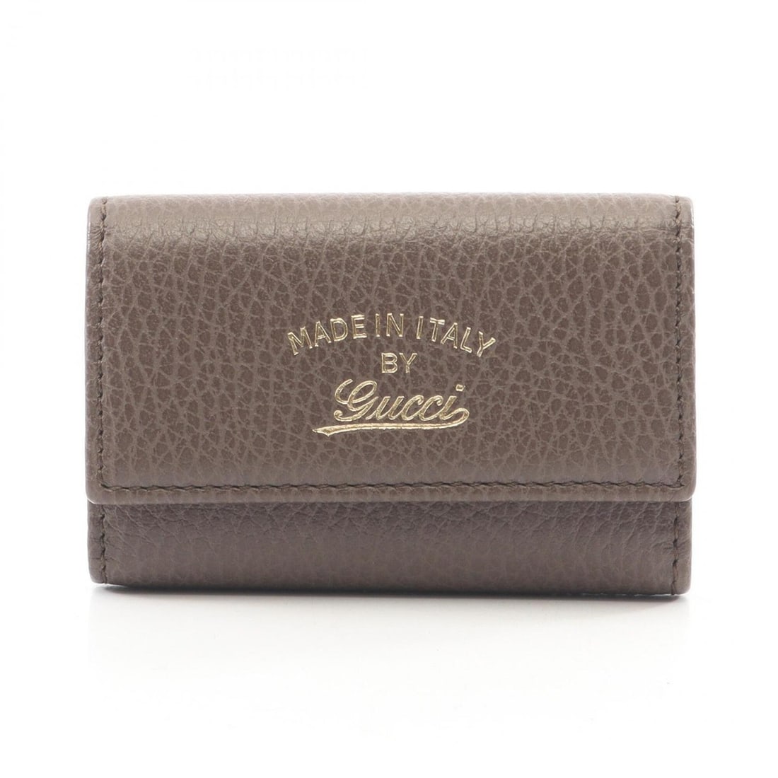 Gucci Swing 6-Key Case, Leather, Women's Accessory, Gray, 354499: --- Catalog ---Category: DesignType: KeycaseColor: GrayGender: WomenMaterial: Leather Category: GeneralBrand: GucciCategory: Physical PropertiesSize (HxWxD): 6cm x 9.5cm x 2cm / 2.36'' x 3.74'' x 0.78