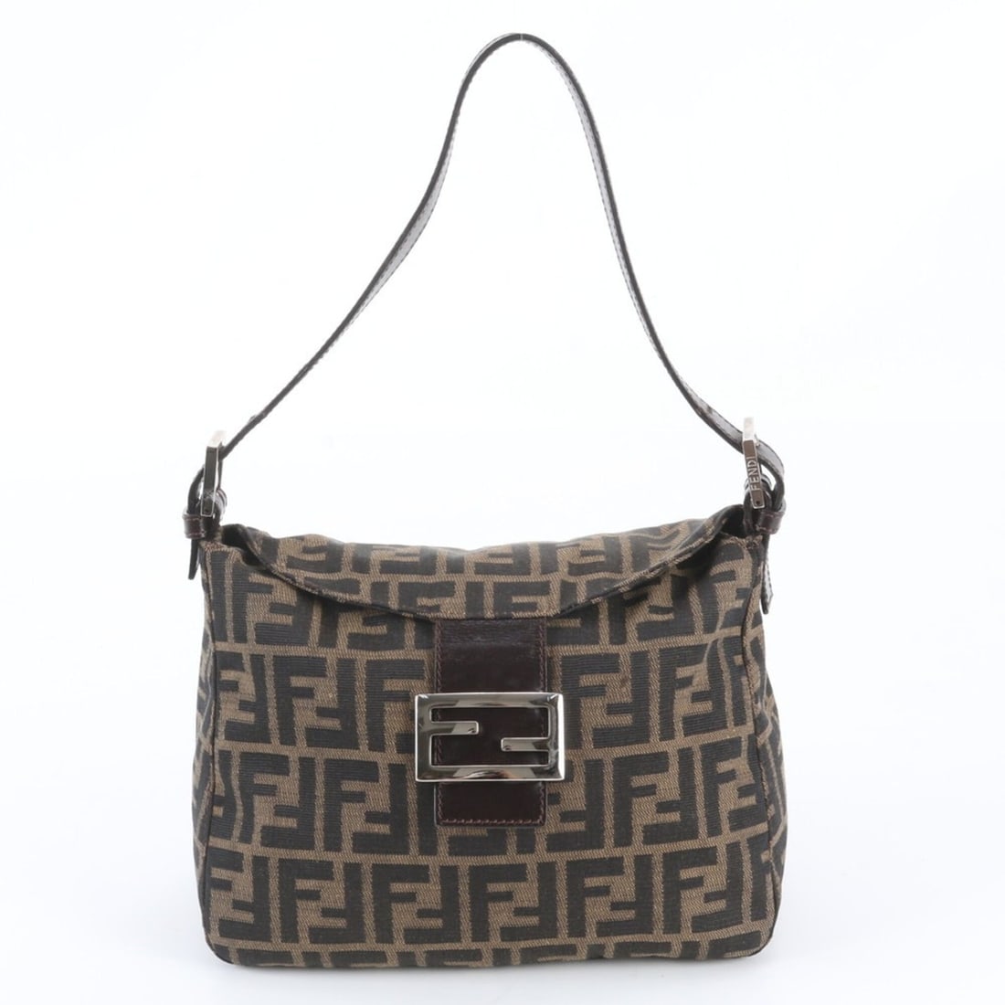 Fendi Zucca Mamma Bucket Leather Canvas Shoulder Bag Handbag for Women: --- Catalog ---Category: SizeSize (HxWxD): 18cm x 25cm x 13cm / 7.08'' x 9.84'' x 5.11''Category: DesignType: Handbag, Shoulder bagColor: BrownGender: WomenMaterial: Leather , Canvas Category: