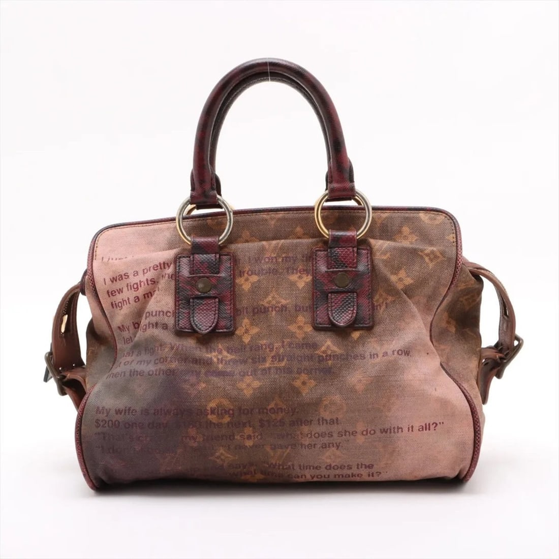 Louis Vuitton Monogram Jokes Graduate M95739 Leather Tote Bag Handbag for Women: --- Catalog ---Category: SizeSize (HxWxD): 27cm x 35cm x 15cm / 10.62'' x 13.77'' x 5.9''Category: DesignType: Handbag, Tote bagColor: BrownGender: WomenMaterial: Leather , Coated canvas Category: Gen