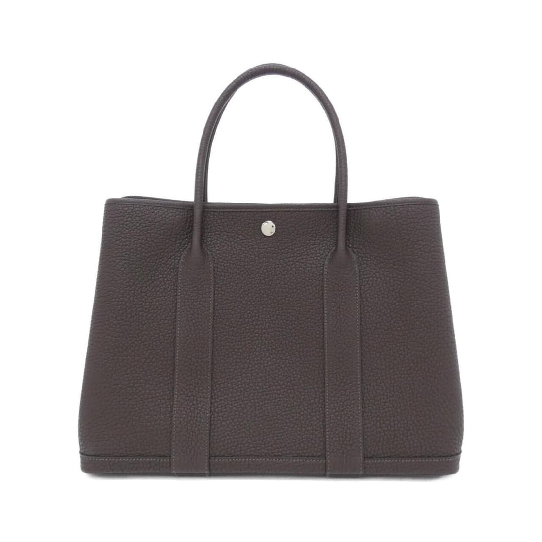 Hermes Garden Party 36cm 051559CK Handbag: --- Catalog ---Category: SizeSize (HxWxD): 26cm x 36cm x 18cm / 10.23'' x 14.17'' x 7.08''Category: DesignType: HandbagColor: ChocolatGender: Men,WomenMaterial: Negonda leather Hardware Color: