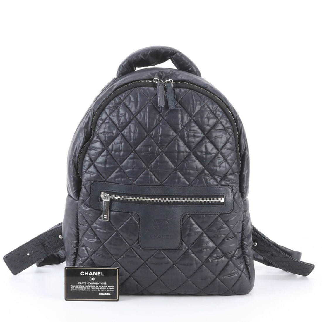 Chanel Coco Cocoon Leather Nylon Backpack for Women, with Guarantee and Serial Seal. (1 of 15)