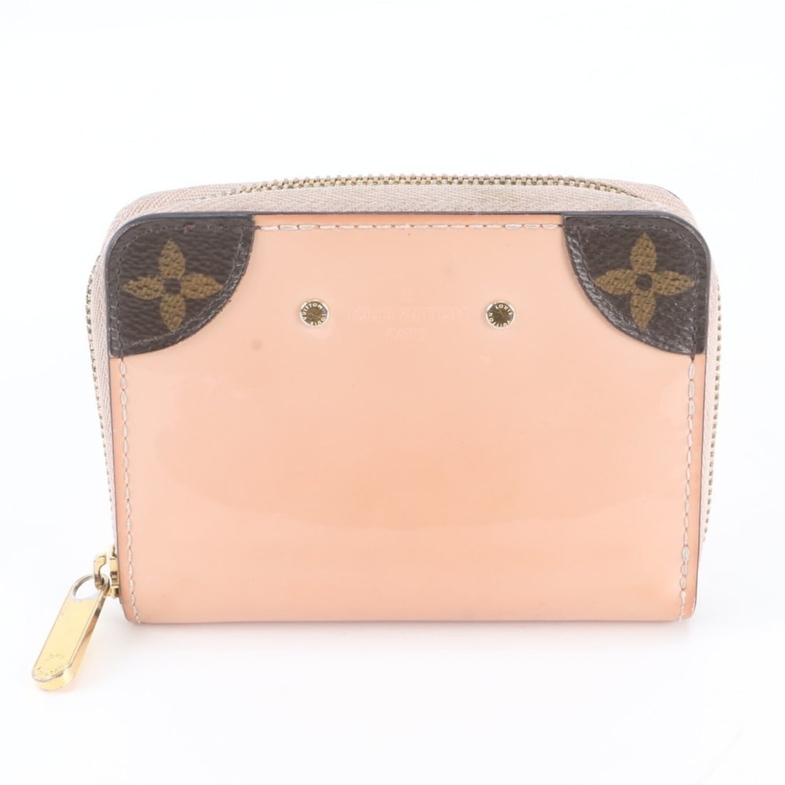 Louis Vuitton Vernis Zippy Coin Purse Miroir M63841 Leather Bi-fold Wallet, for Women: --- Catalog ---Category: SizeSize (HxWxD): 9cm x 11cm x 2cm / 3.54'' x 4.33'' x 0.78''Category: DesignType: Coin purse/coin caseColor: Rose ballerineGender: WomenMaterial: Leather , Coated canvas Cate