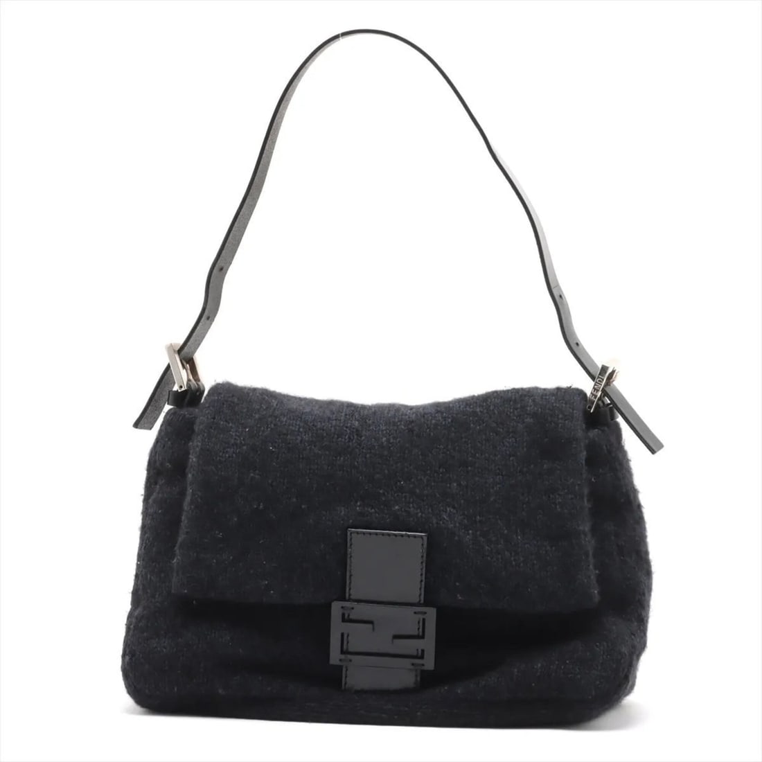 Fendi Mamma Baguette 26325 Leather Shoulder Bag Tote Handbag for Women: --- Catalog ---Category: SizeSize (HxWxD): 21cm x 29cm x 12cm / 8.26'' x 11.41'' x 4.72''Category: DesignType: Handbag, Shoulder bag, Tote bagColor: Black, NavyGender: WomenMaterial: Leather Category: