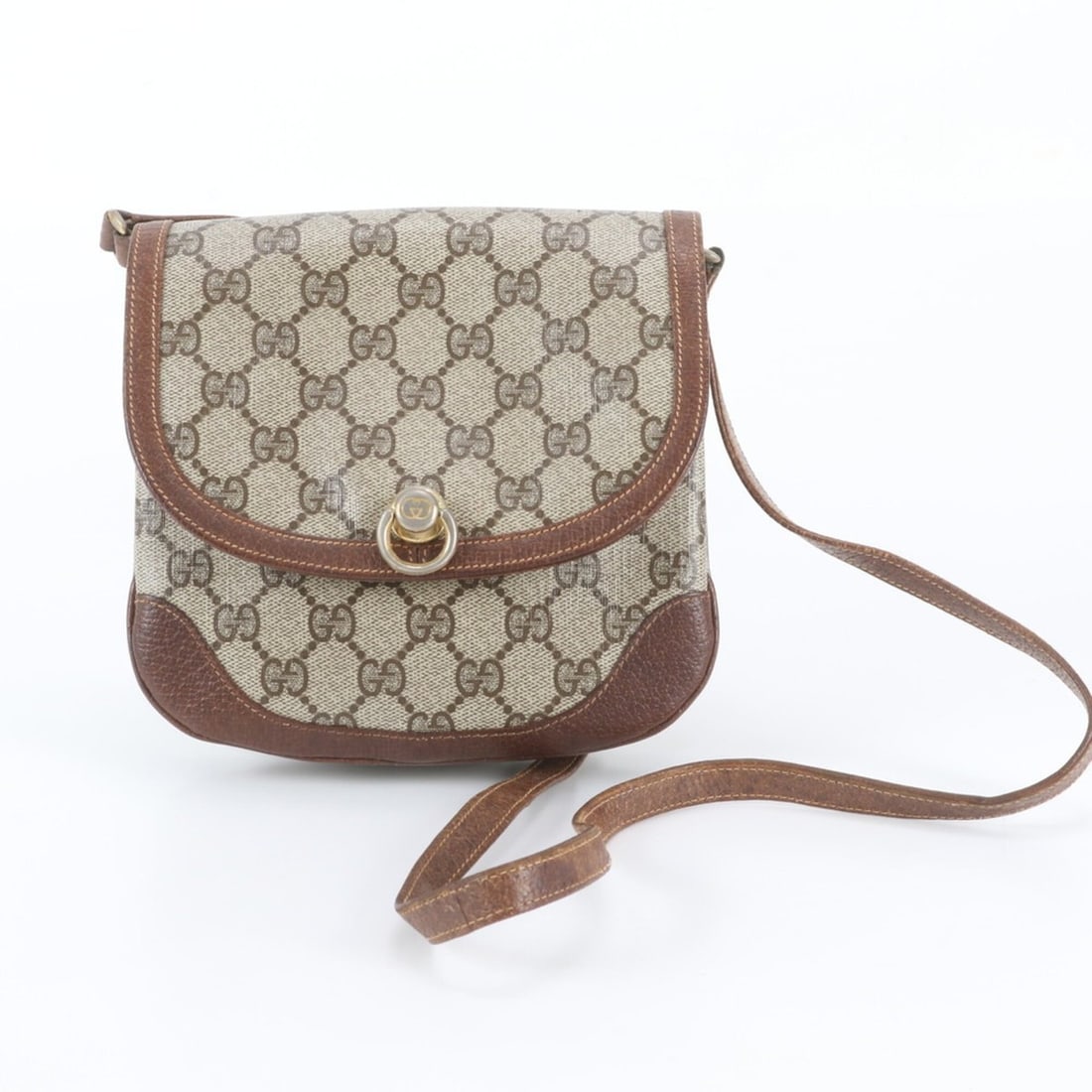 Gucci GG Supreme Leather Shoulder Bag Crossbody - Women's Brand