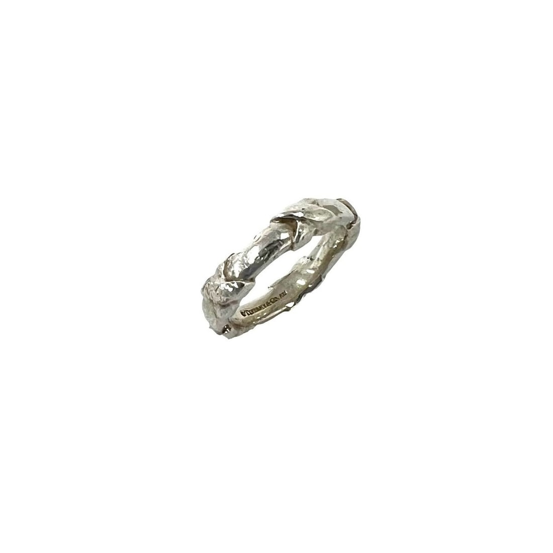 TIFFANY&Co. Tiffany Vintage Signature Cross Ring, Sterling Silver 925, Accessory, 544-4: --- Catalog ---Category: SizeJP Size: 10US Size: 5.5Category: DesignType: Band ringColor: SilverGender: WomenMaterial: Silver 925Category: GeneralBrand: Tiffany--- Item List ---Section: ConditionRanki