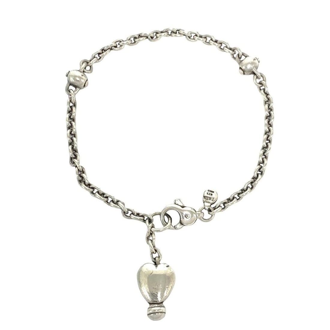 TIFFANY&Co. Tiffany Vintage Heart Chain Bracelet, Sterling Silver 925, Accessory, 31432 (1 of 12)