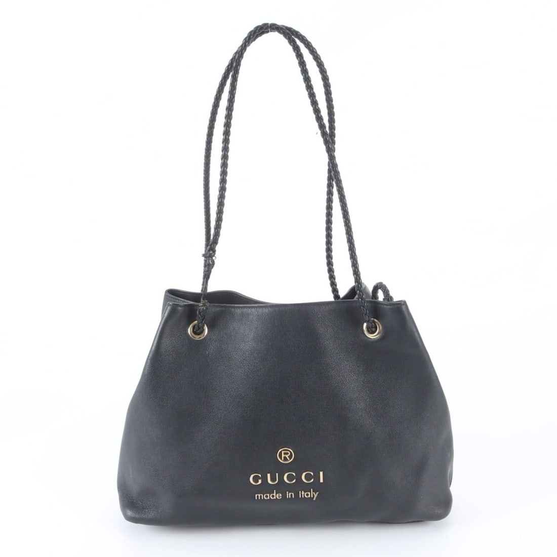 Gucci 419689 Leather Tote Bag Shoulder Handbag Black Women's: --- Catalog ---Category: SizeSize (HxWxD): 27cm x 36cm x 10cm / 10.62'' x 14.17'' x 3.93''Category: DesignType: Handbag, Shoulder bag, Tote bagColor: BlackGender: WomenMaterial: Leather Category: Gene