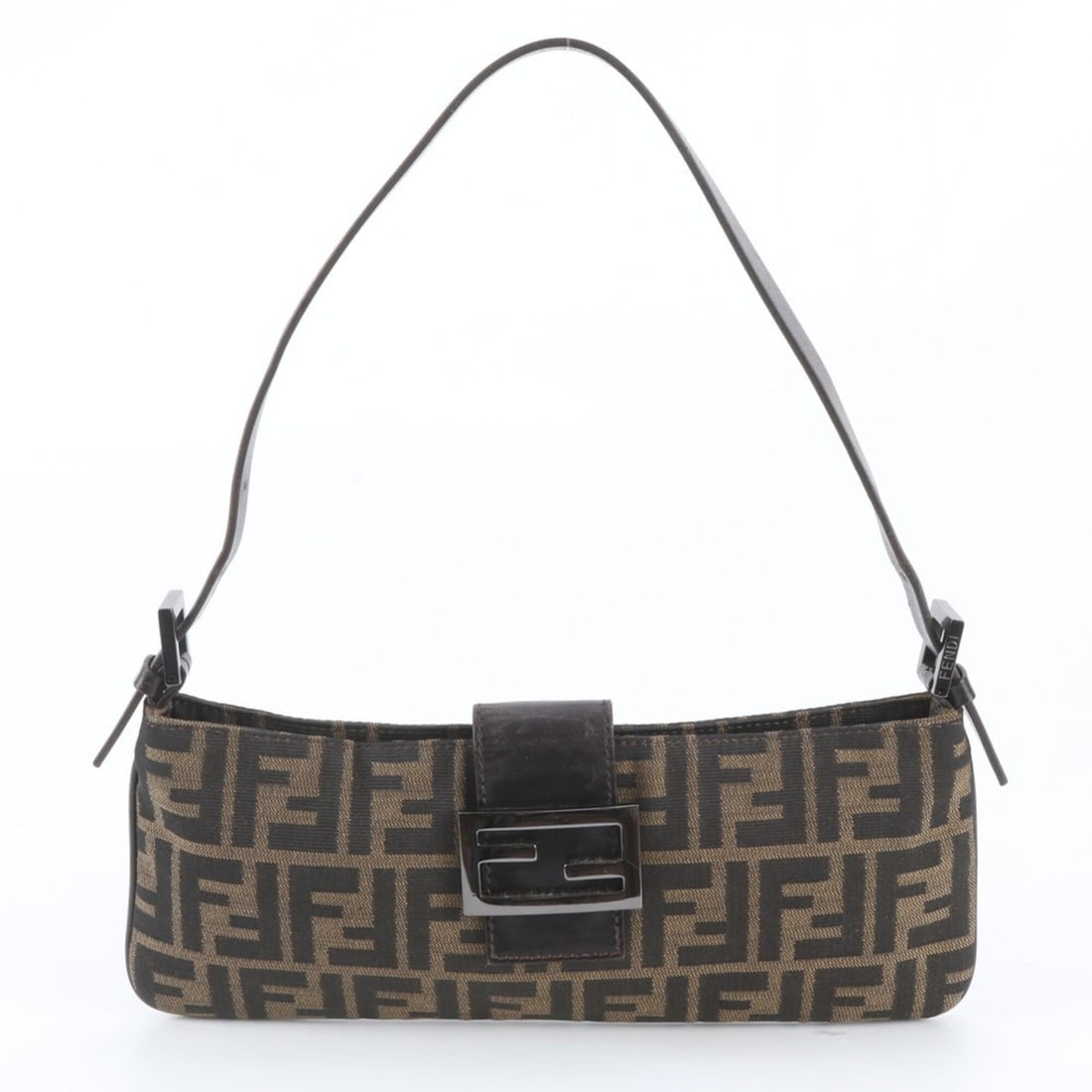 Fendi Zucca Mamma Bucket Leather Canvas Shoulder Bag Handbag for Women: --- Catalog ---Category: SizeSize (HxWxD): 12cm x 29cm x 2cm / 4.72'' x 11.41'' x 0.78''Category: DesignType: Handbag, Shoulder bagColor: BrownGender: WomenMaterial: Leather , Canvas Category: General