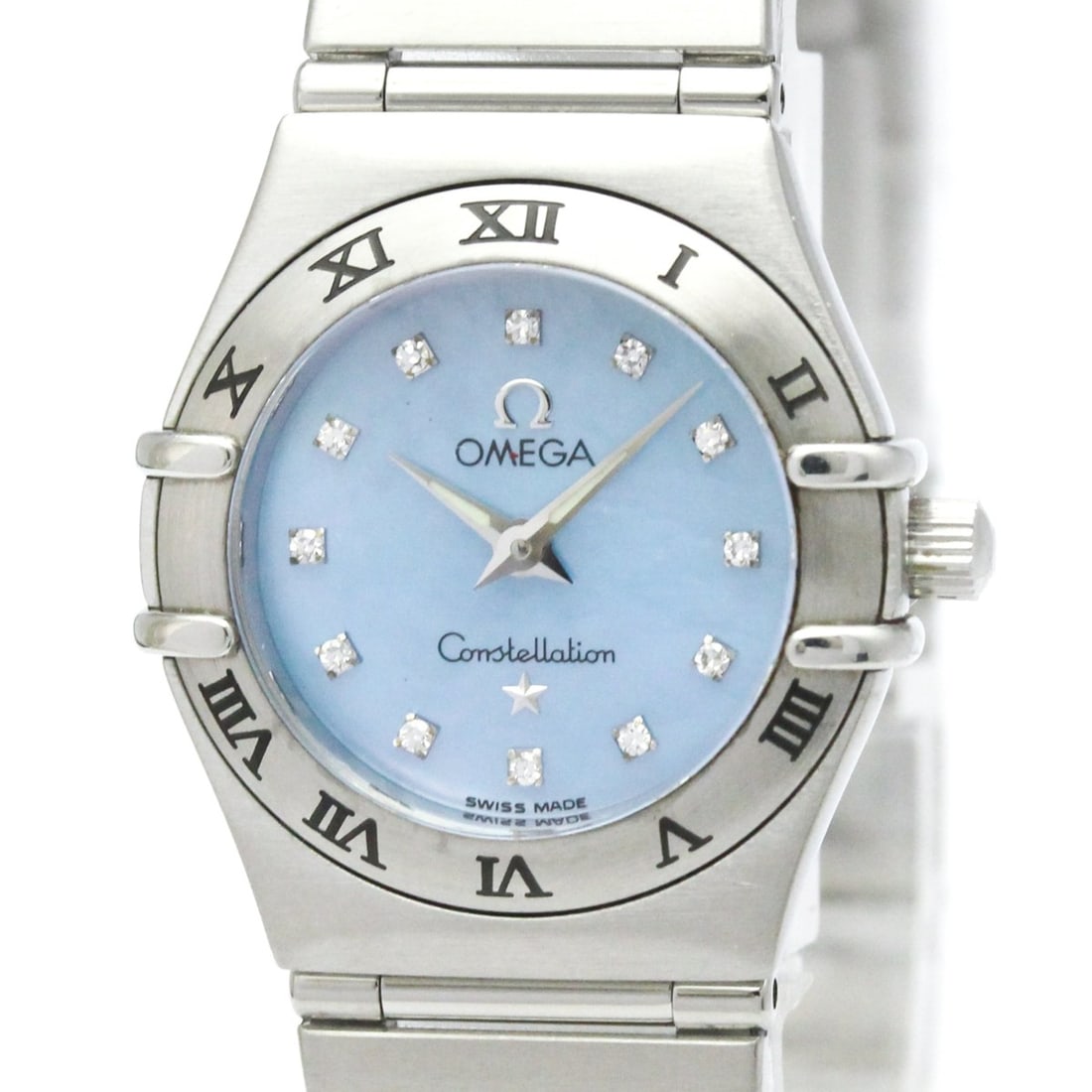 OMEGA Constellation Diamond MOP Quartz Ladies Watch 1562.85 Polished