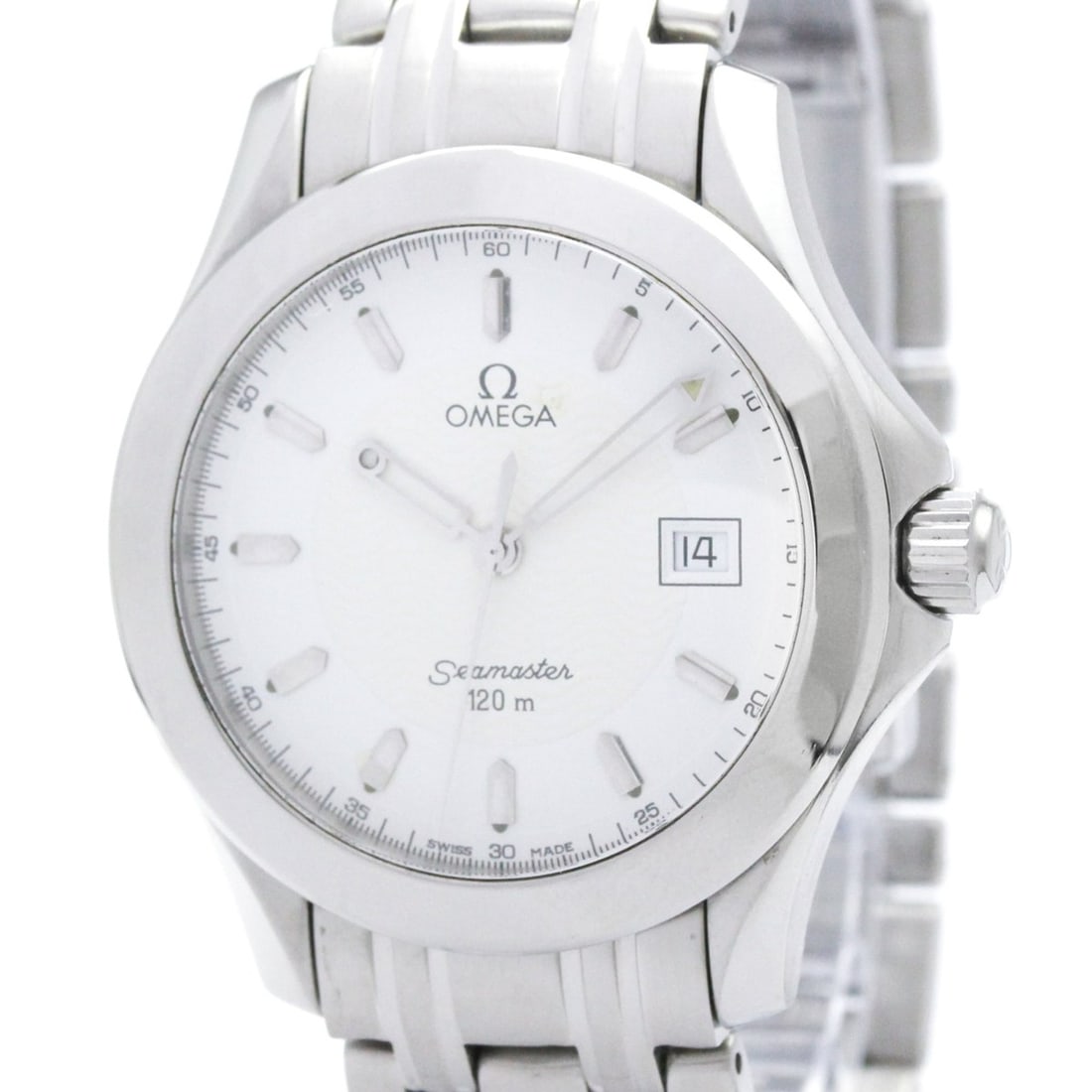 OMEGA Seamaster 120M Stainless Steel Quartz Mens Watch 2511.21 Polished: --- Catalog ---Category: SizeCase Diameter: 36mm / 1.42''Category: DesignType: WristwatchStyle: SportGender: MenColor (Dial): WhiteMaterial (Band): Stainless steelMaterial (Case): Stainless steelCateg