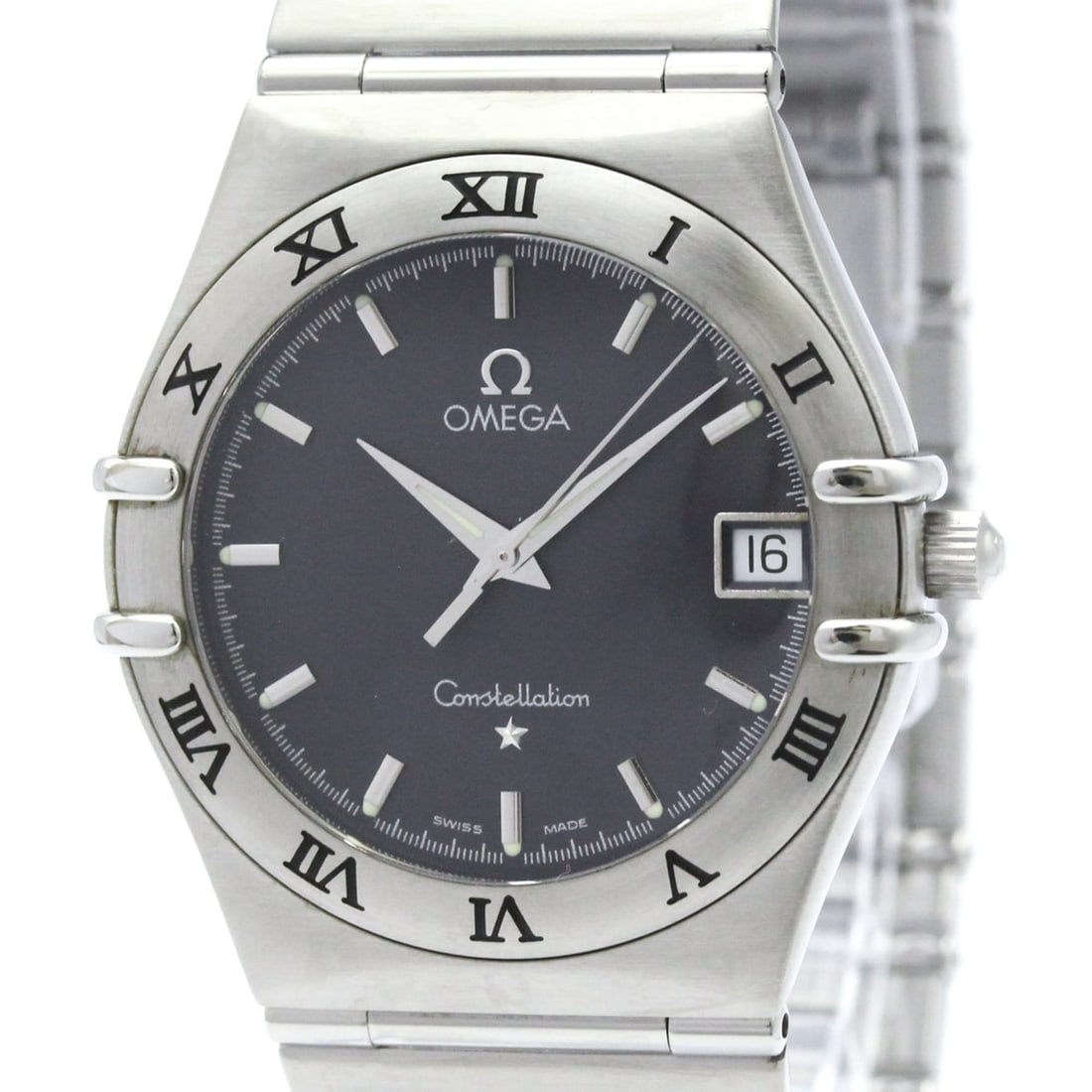OMEGA Constellation Stainless Steel Quartz Mens Watch 1512.40 Polished
