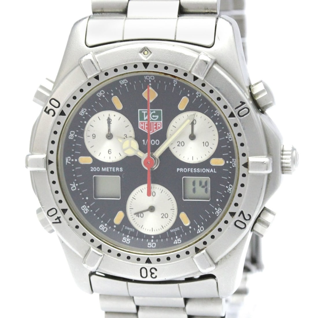 TAG HEUER 2000 Professional Chronograph Quartz Watch 260.306 (1 of 9)