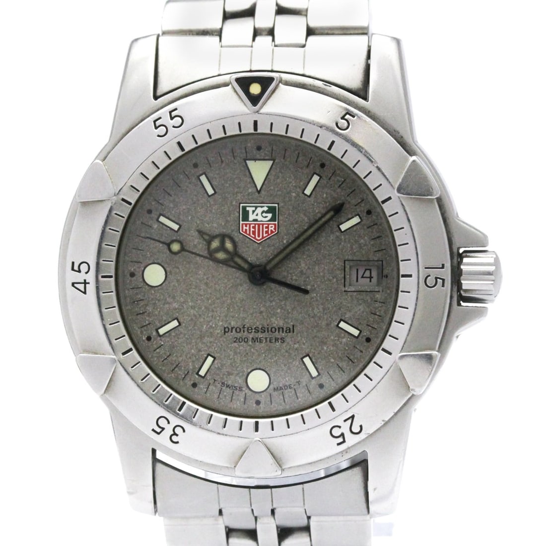 TAG HEUER Sel Professional Stainless Steel Quartz Mens Watch 959.706