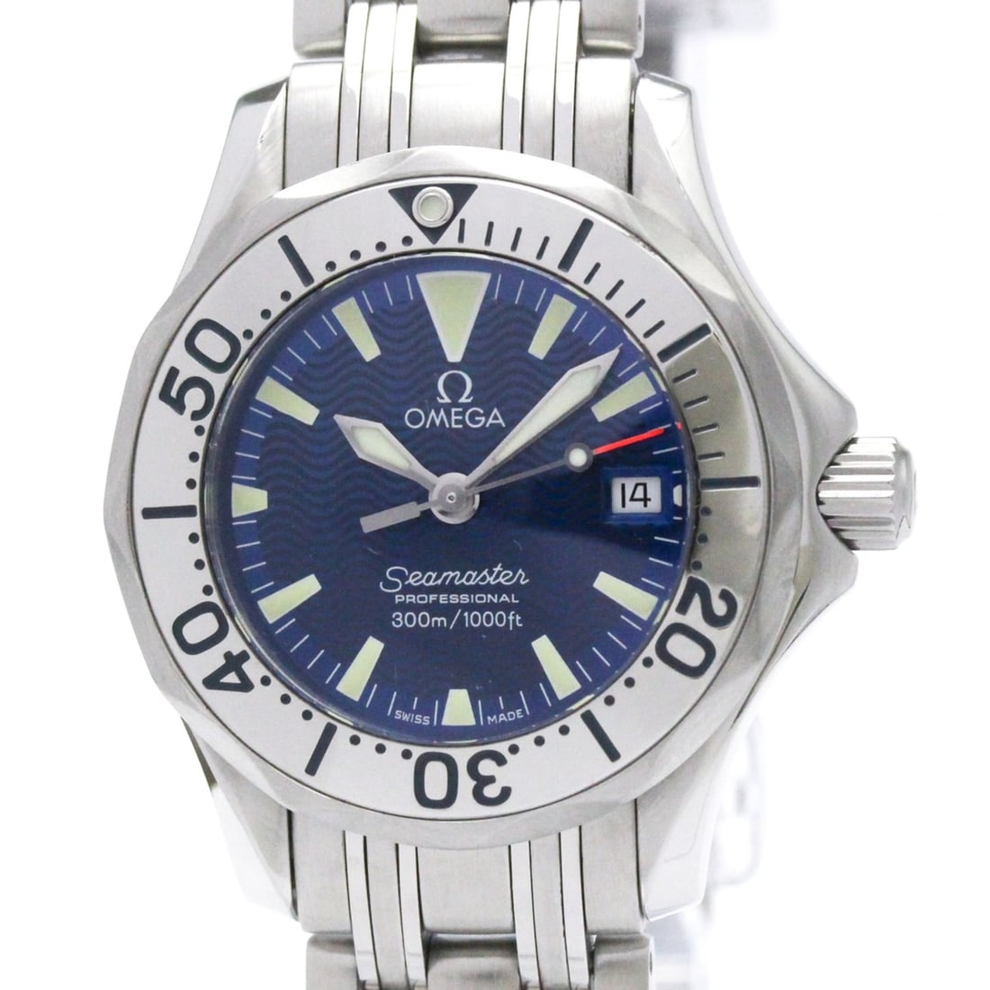 OMEGA Seamaster Professional 300M Steel Ladies Watch 2283.80 Polished: --- Catalog ---Category: SizeCase Diameter: 29mm / 1.14''Category: DesignType: WristwatchStyle: SportGender: WomenColor (Dial): BlueMaterial (Band): Stainless steelMaterial (Case): Stainless steelCate