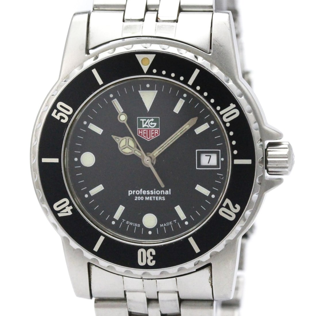 TAG HEUER 1500 Professional Stainless Steel Quartz Mens Watch WD1210: --- Catalog ---Category: SizeCase Diameter: 37mm / 1.46''Category: DesignType: WristwatchStyle: SportGender: MenColor (Dial): BlackMaterial (Band): Stainless steelMaterial (Case): Stainless steelCateg