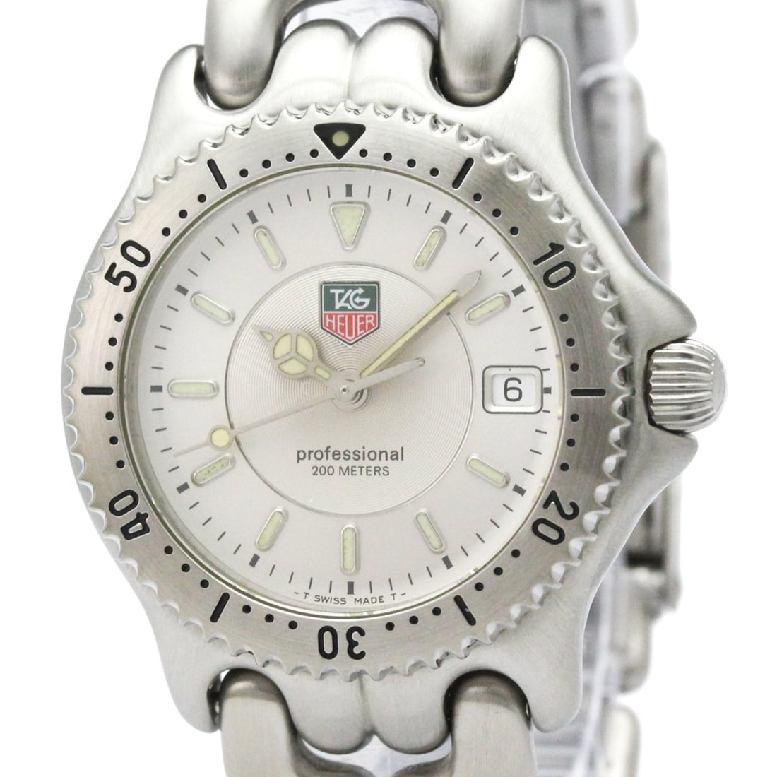 TAG HEUER Sel Professional 200M Steel Mens Watch WG121B Polished